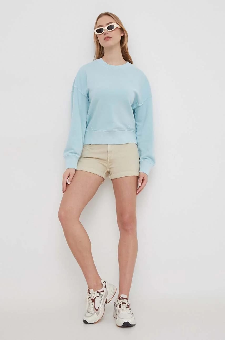 Джинсовые шорты STRAIGHT SHORT HW - фото 2