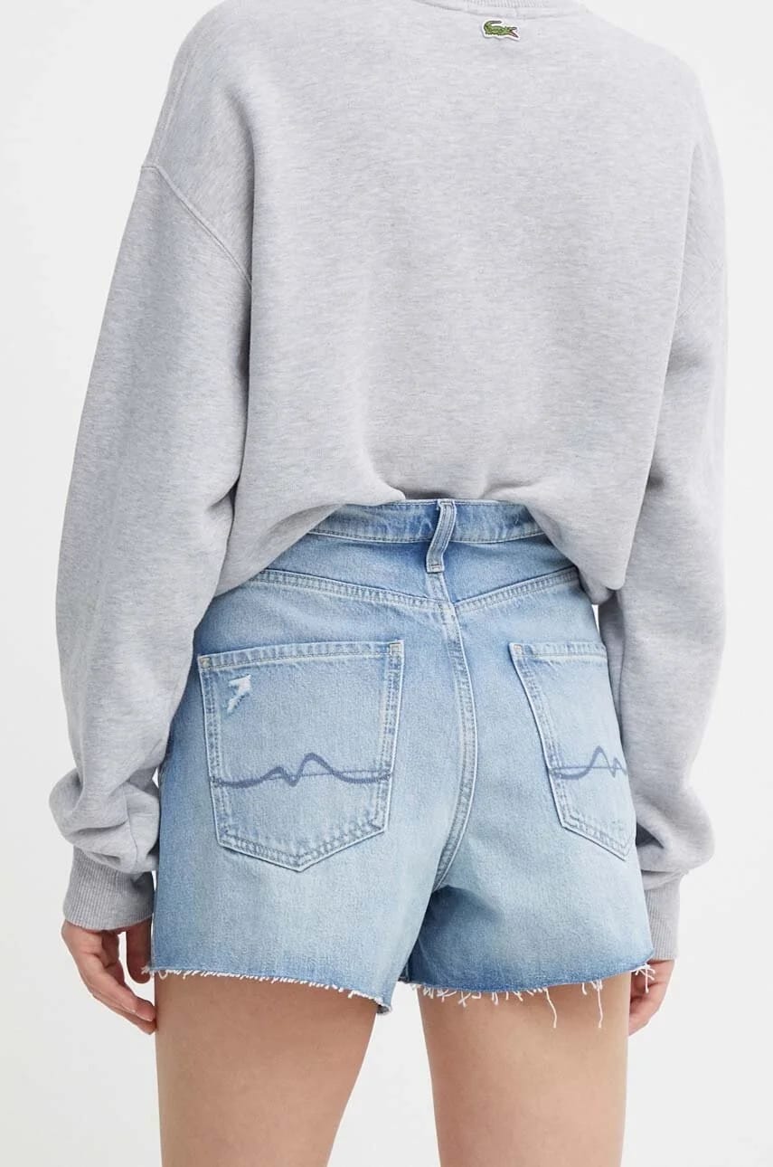 Джинсовые шорты A-LINE SHORT UHW - фото 3