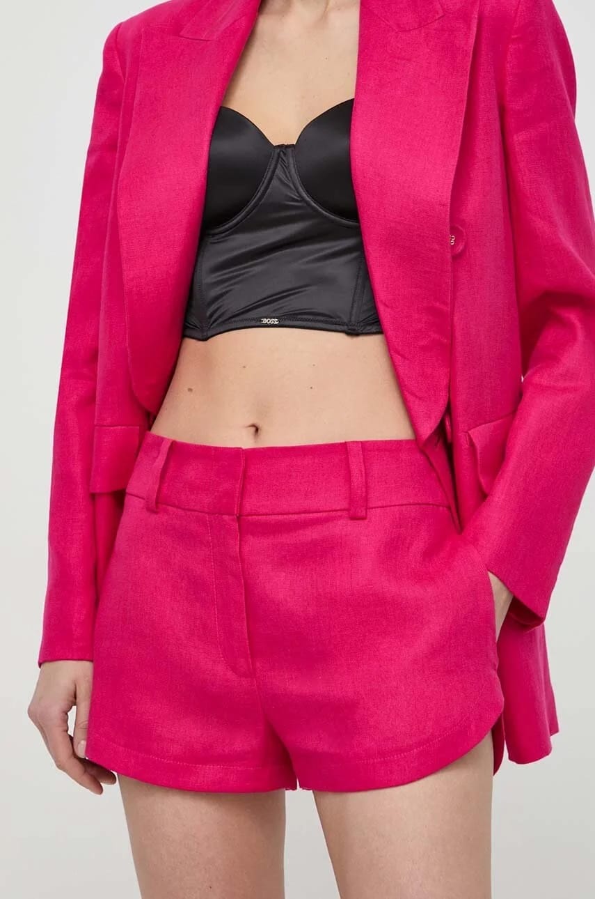 льняные шорты AUSILIO RUNWAY COLLECTION