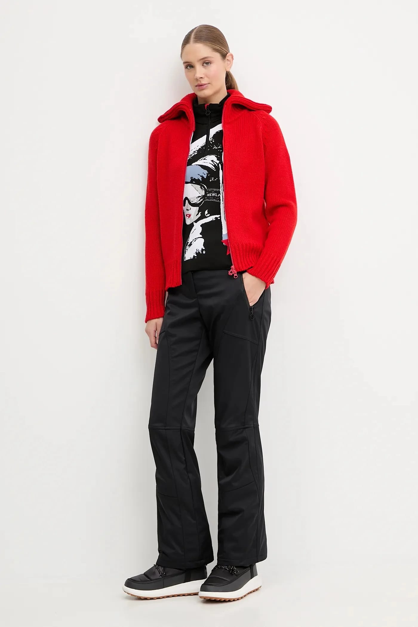 Кардиган из шерсти LADY W FULL ZIP - фото 2