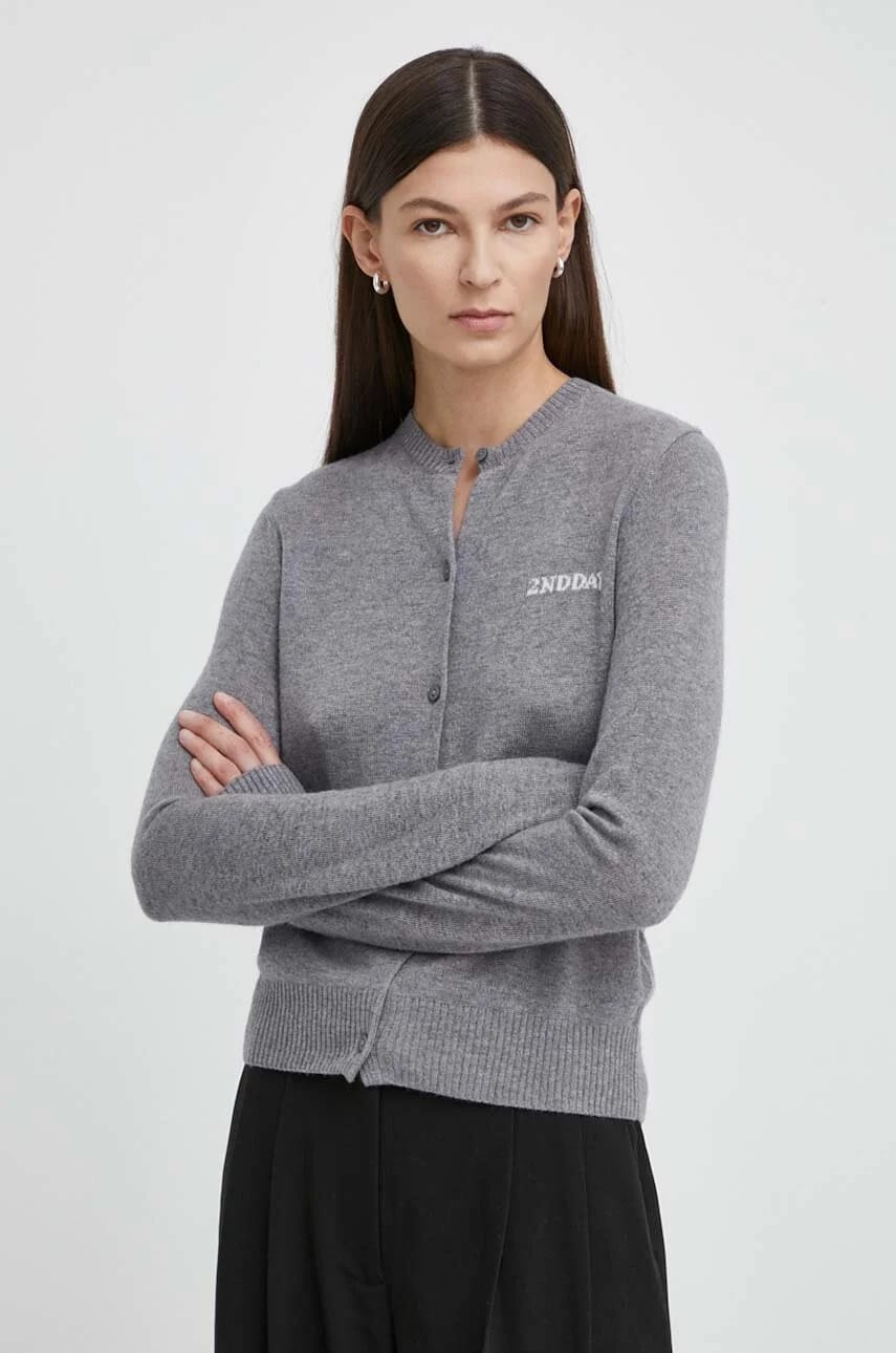 Кардиган полушерстяной 2ND Vinny TT - Soft Wool Blen