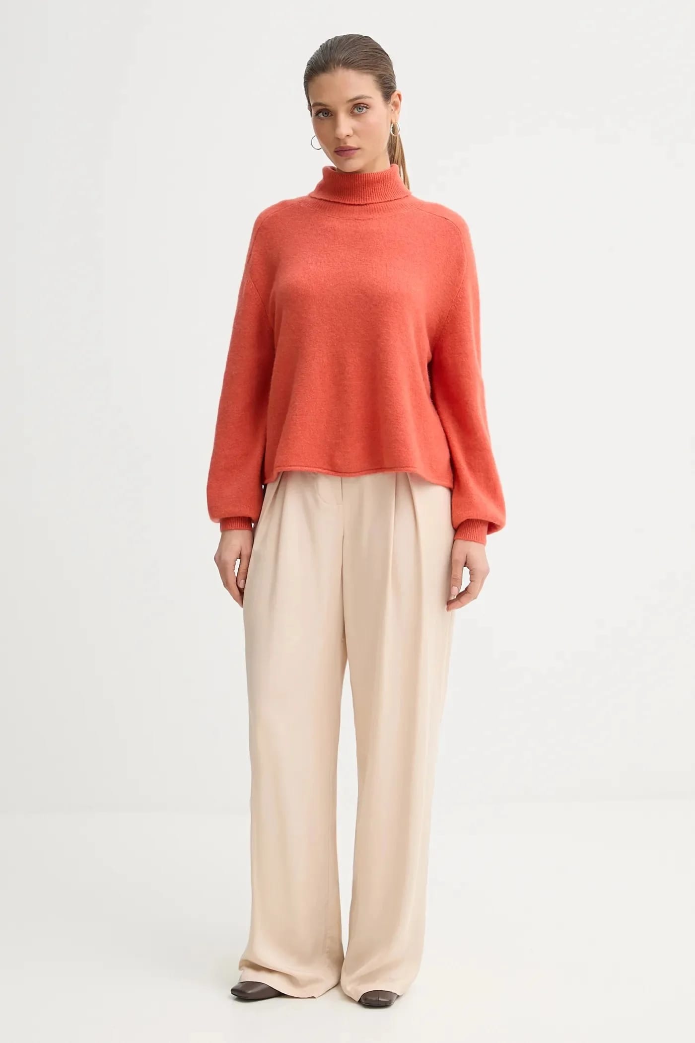 Свитер апельсин для женщин - фото 2