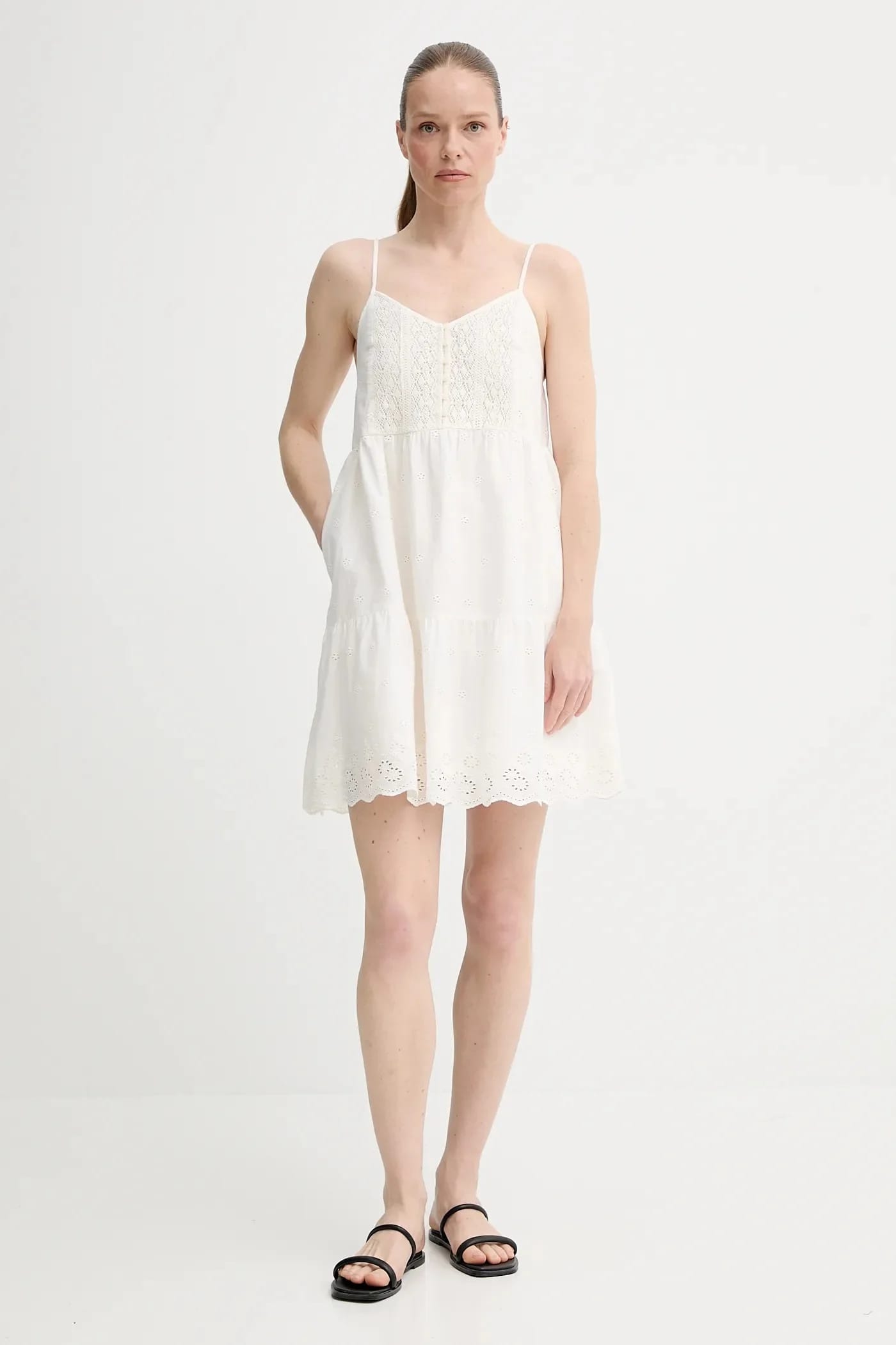 CORA SL MINI DRESS хлопковое платье - фото 2