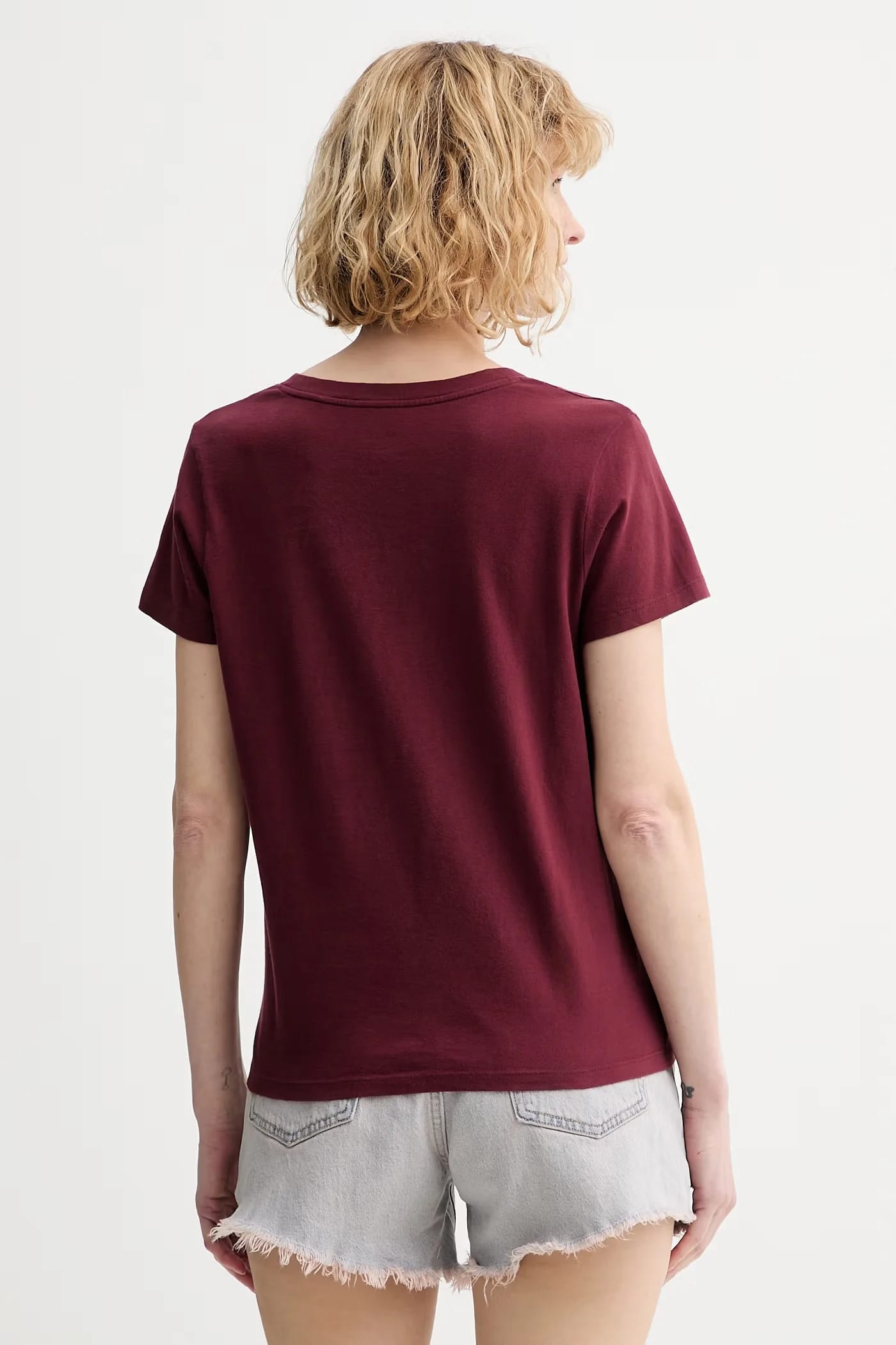 Хлопковая футболка PERFECT VNECK - фото 3
