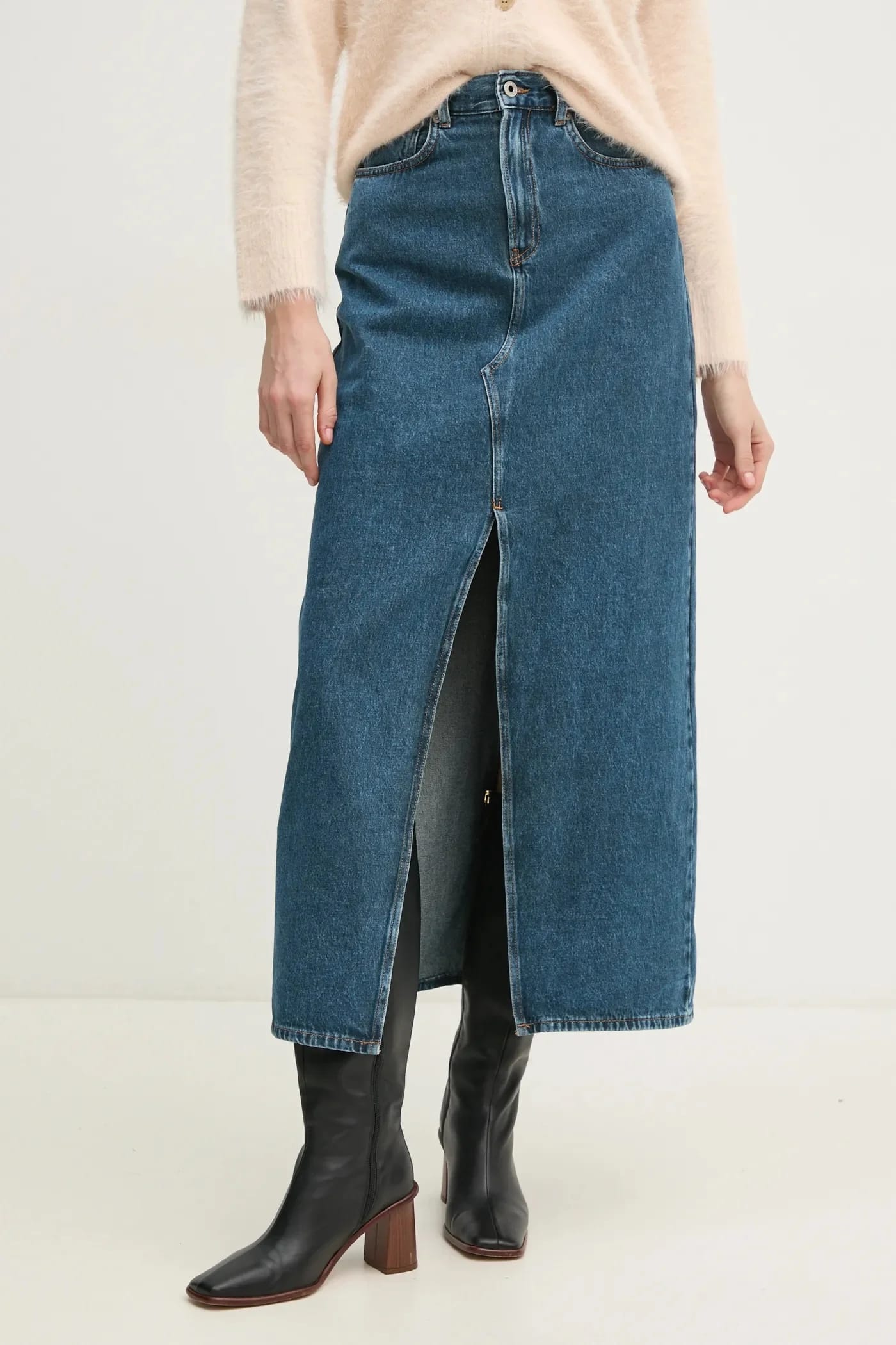 MAXI SKIRT Джинсовая юбка HW