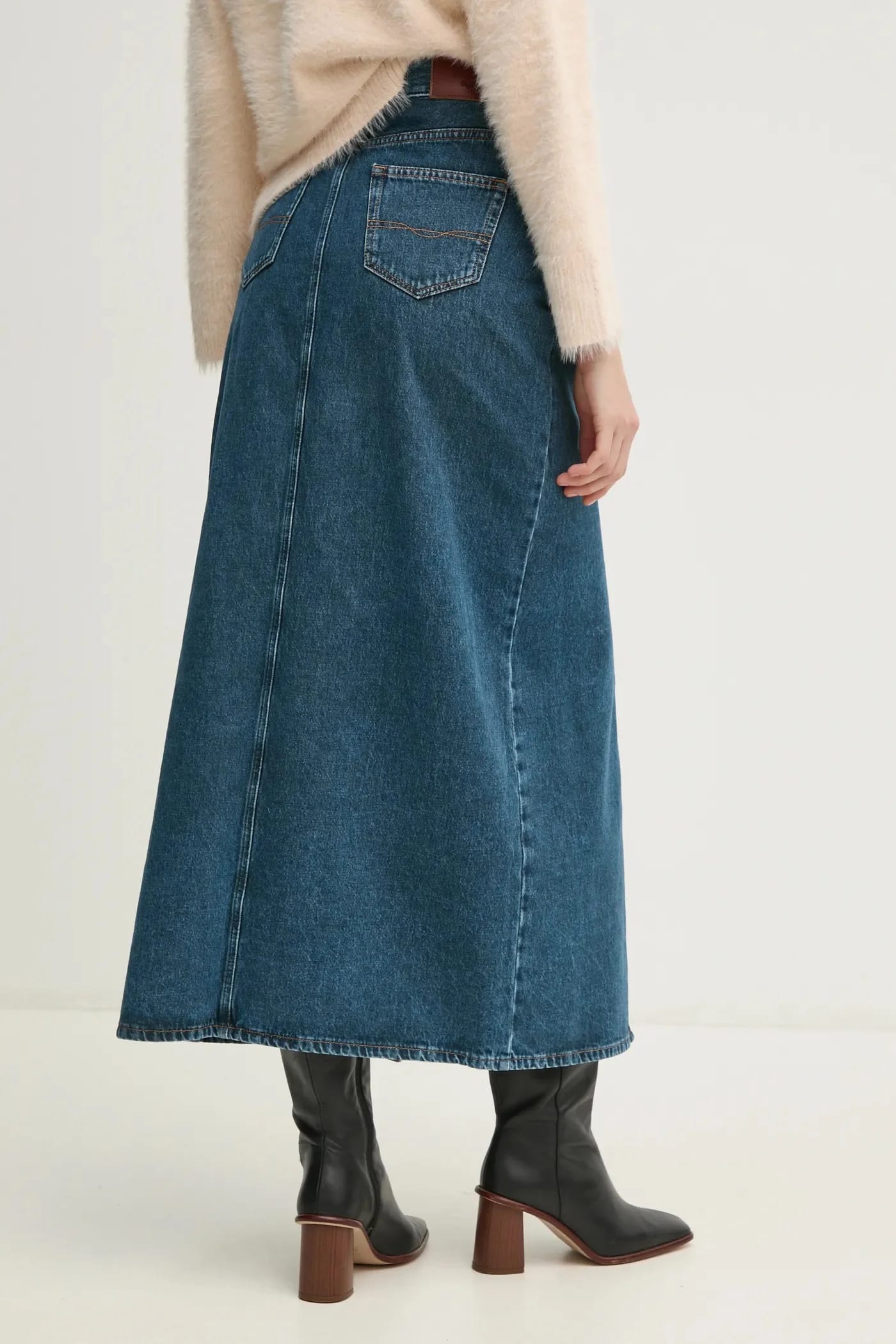MAXI SKIRT Джинсовая юбка HW - фото 3