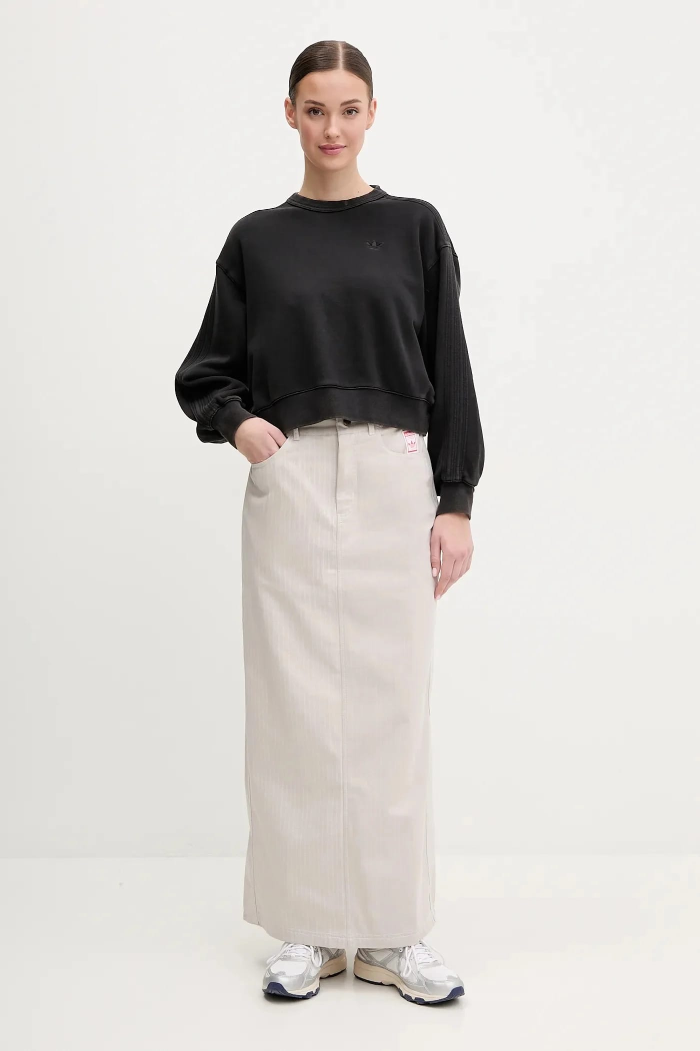 Юбка из хлопка AOP MAXI SKIRT - фото 2