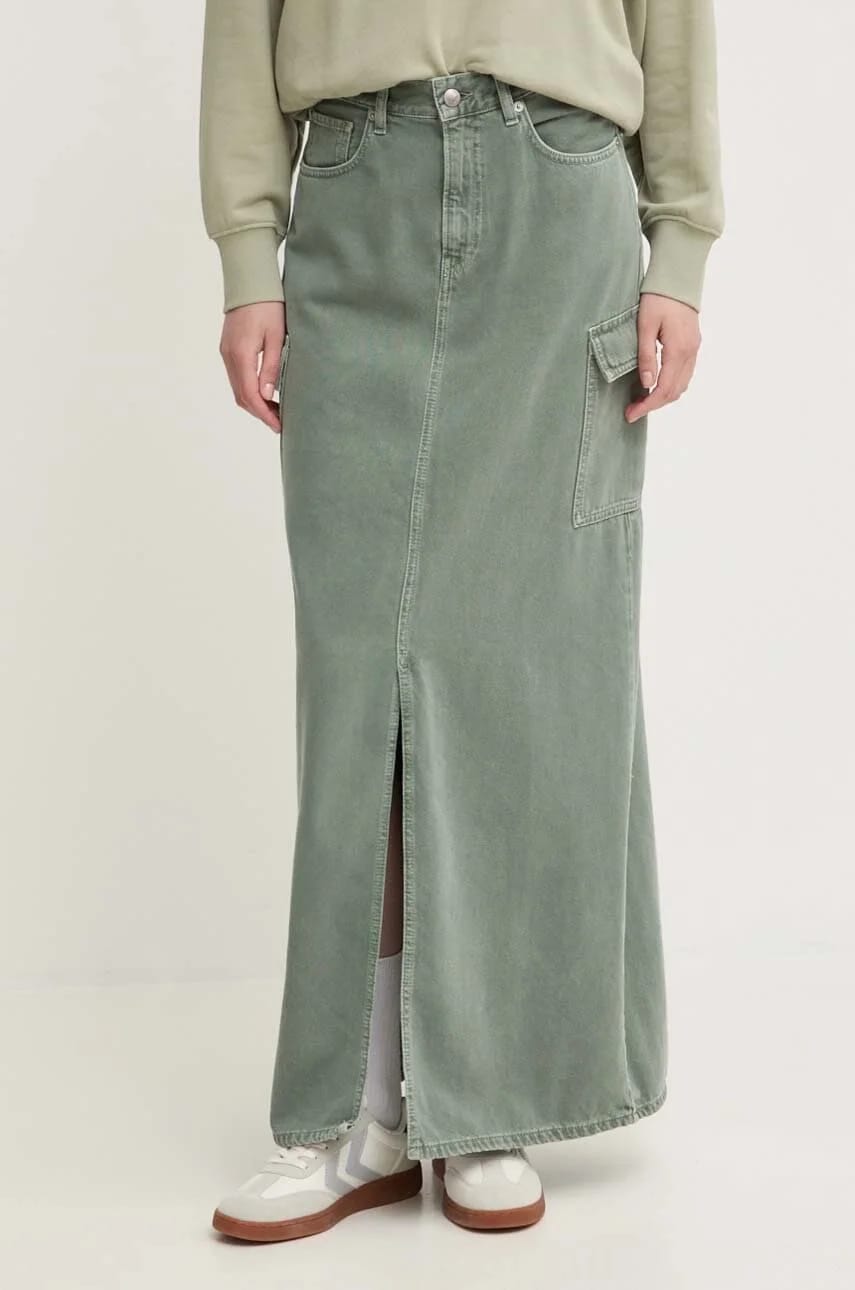 Джинсовая юбка MAXI SKIRT HW CLR