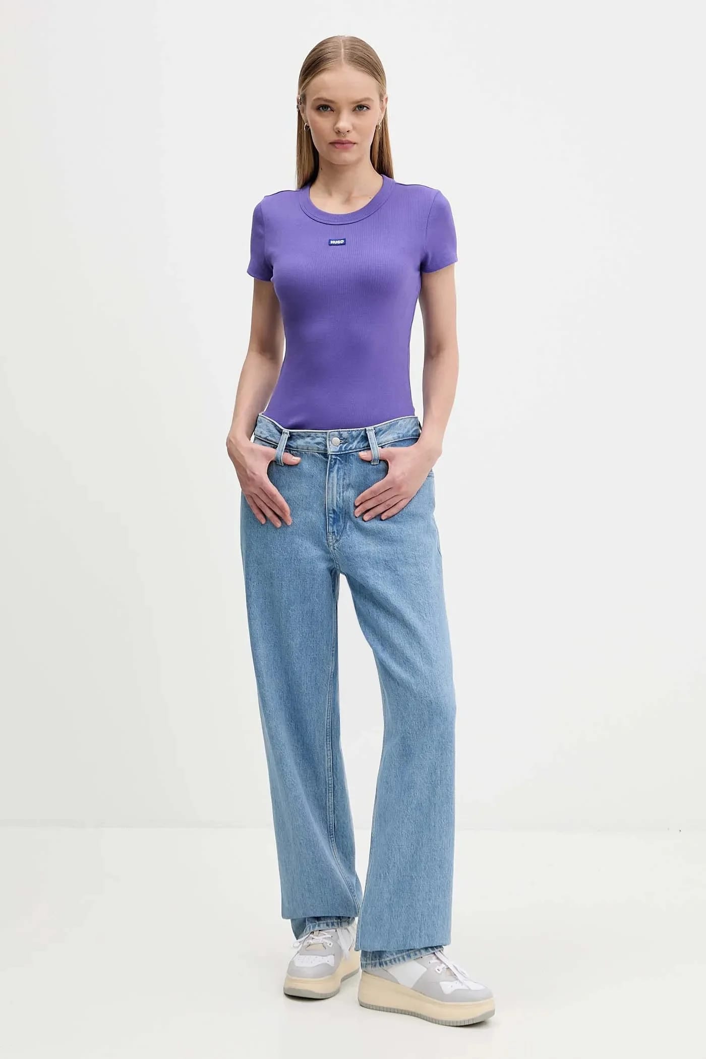 Футболка Easy Tee_B фиолетовая для женщин - фото 2