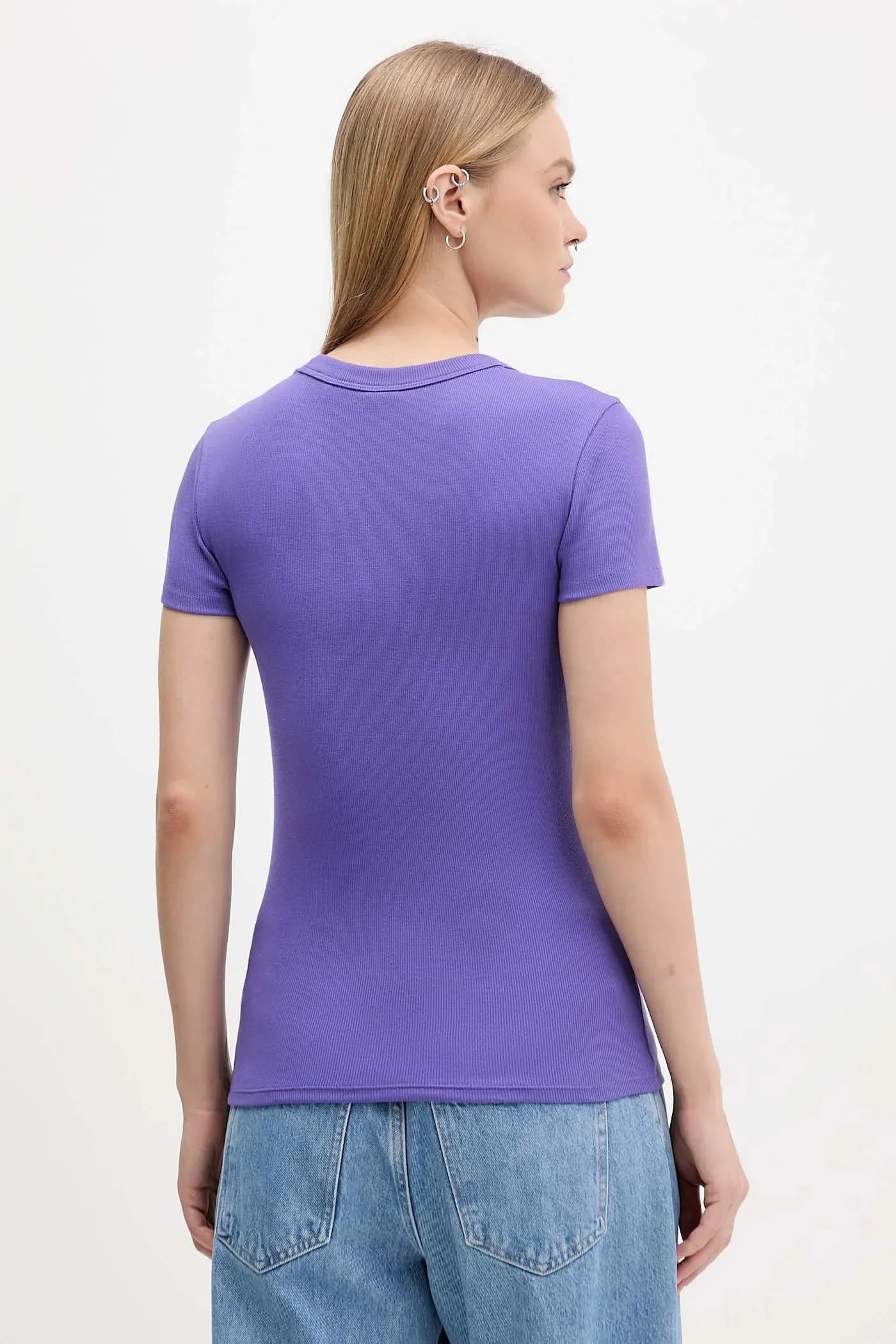 Футболка Easy Tee_B фиолетовая для женщин - фото 3