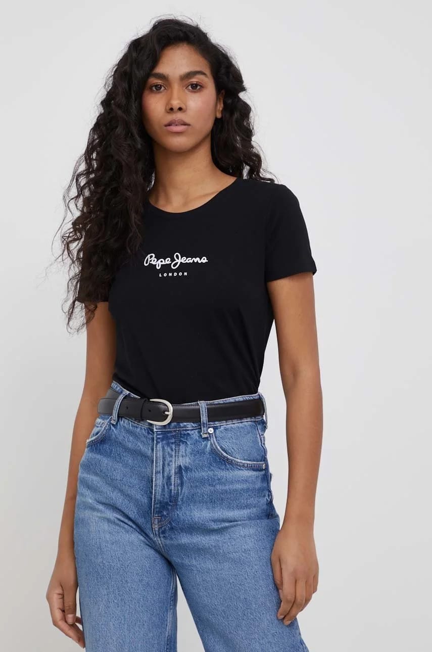 Футболка NEW VIRGINIA SS N черная для женщин