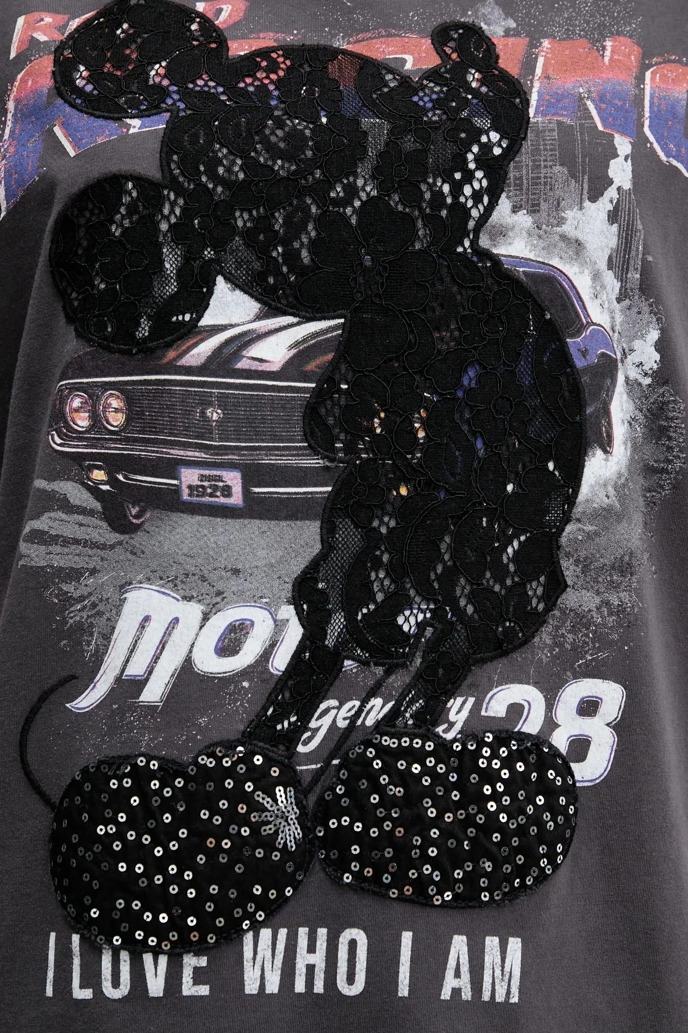 Хлопковая футболка MICKEY LACE - фото 5