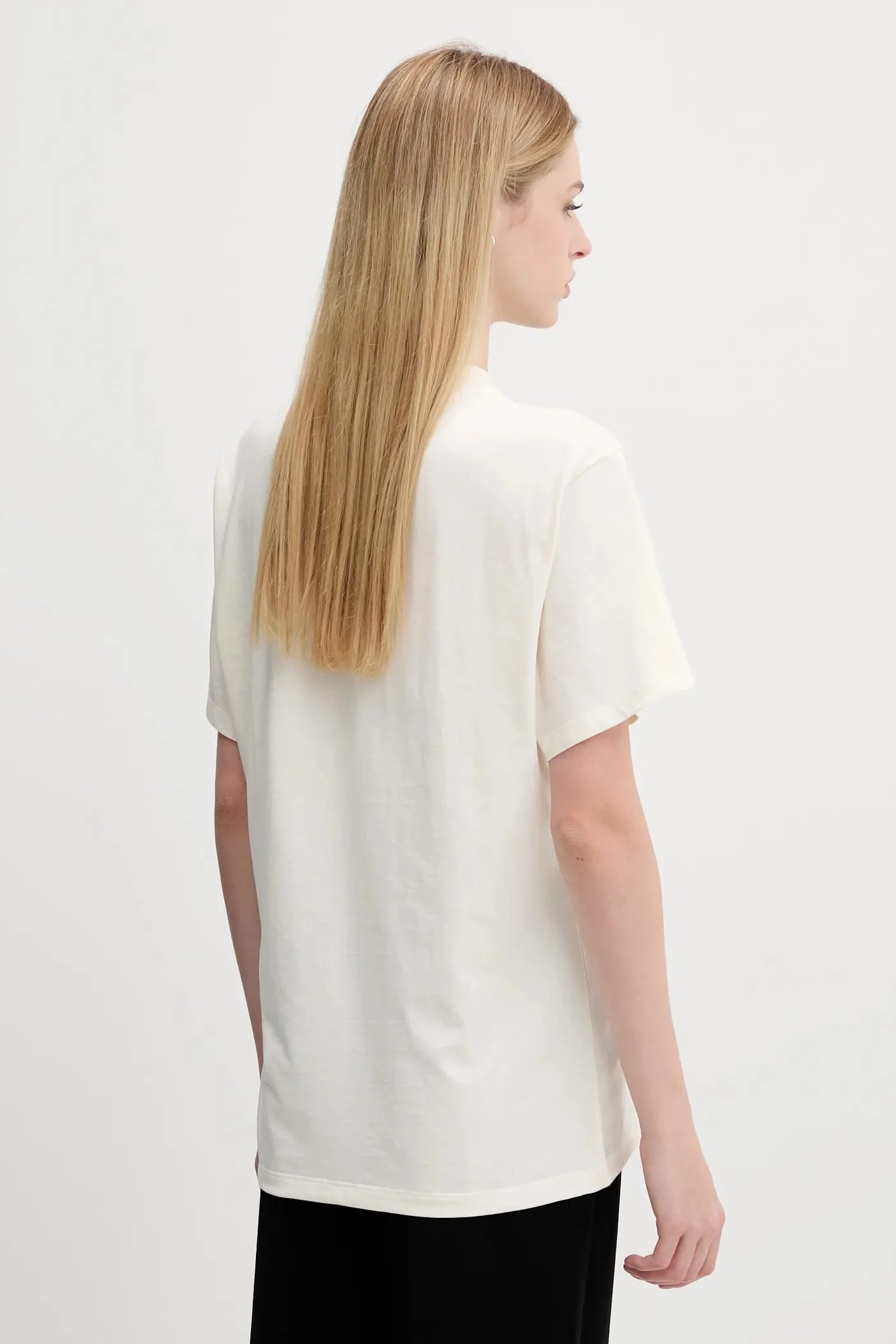 Хлопковая футболка Vintage Tee_19 бежевая для женщин - фото 3
