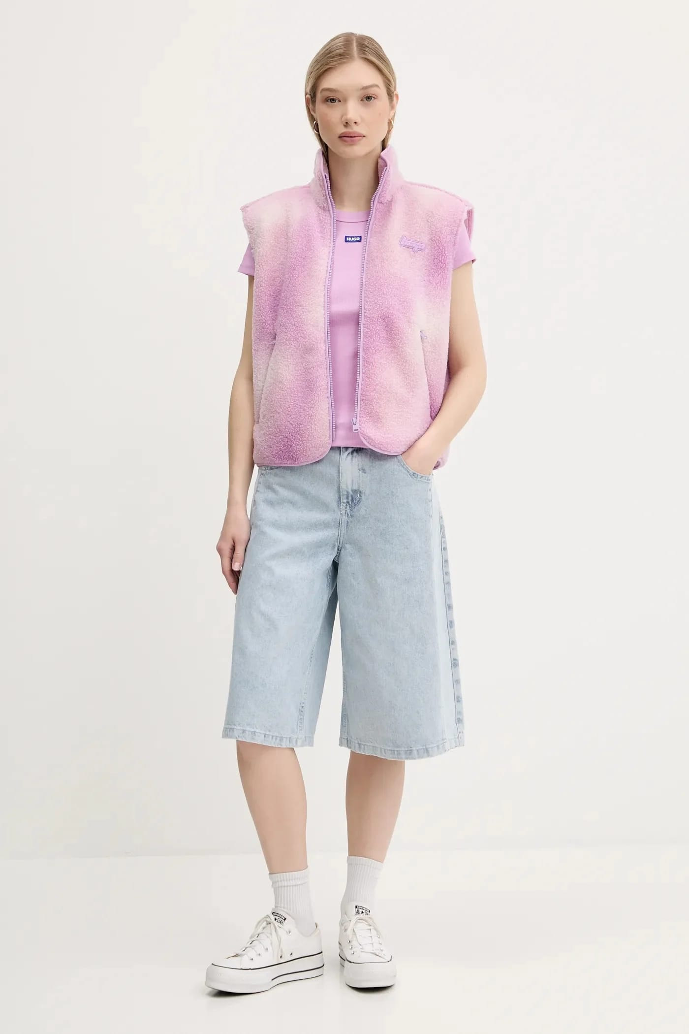Футболка Easy Tee_B фиолетовая для женщин - фото 2