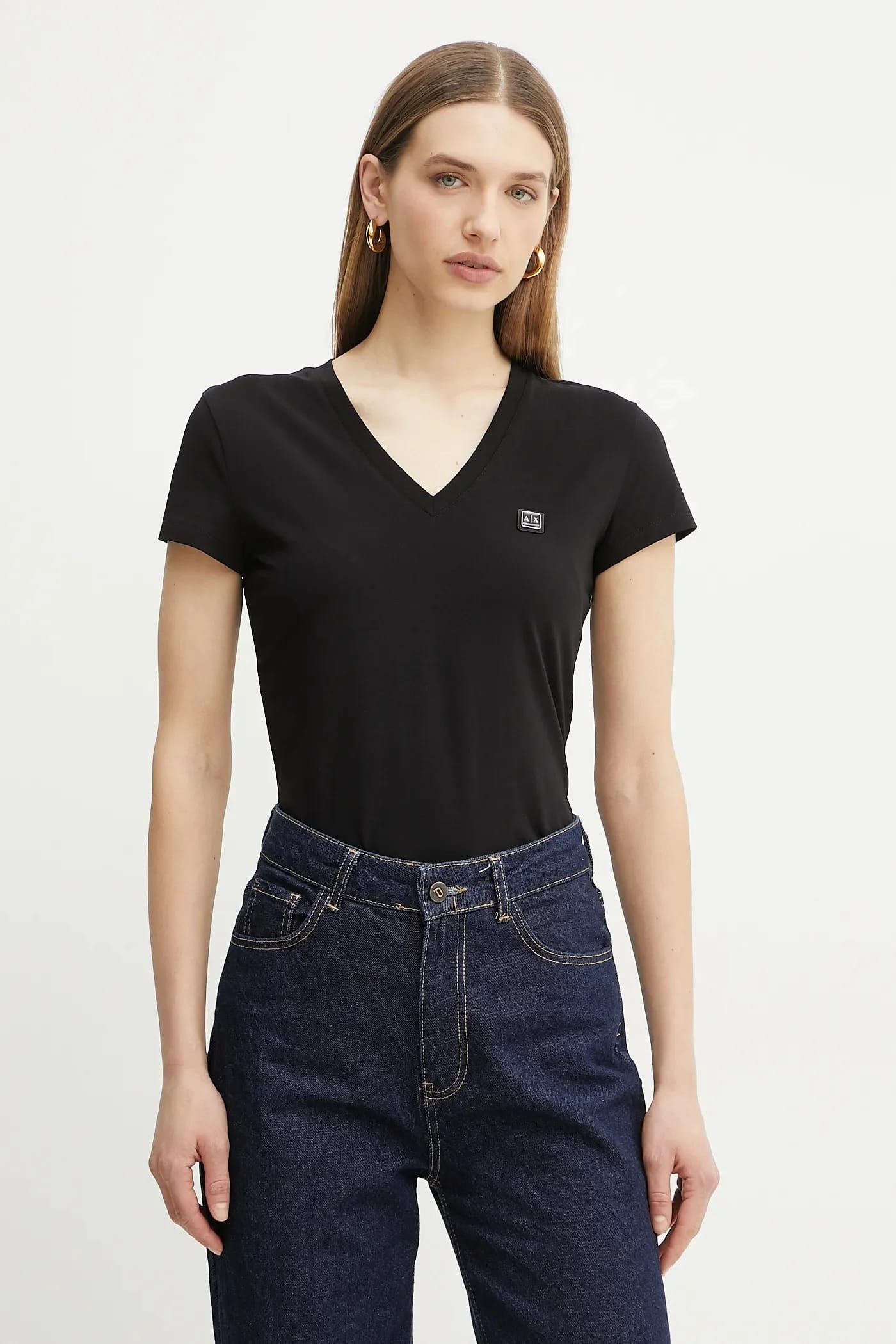 футболка черная для женщин