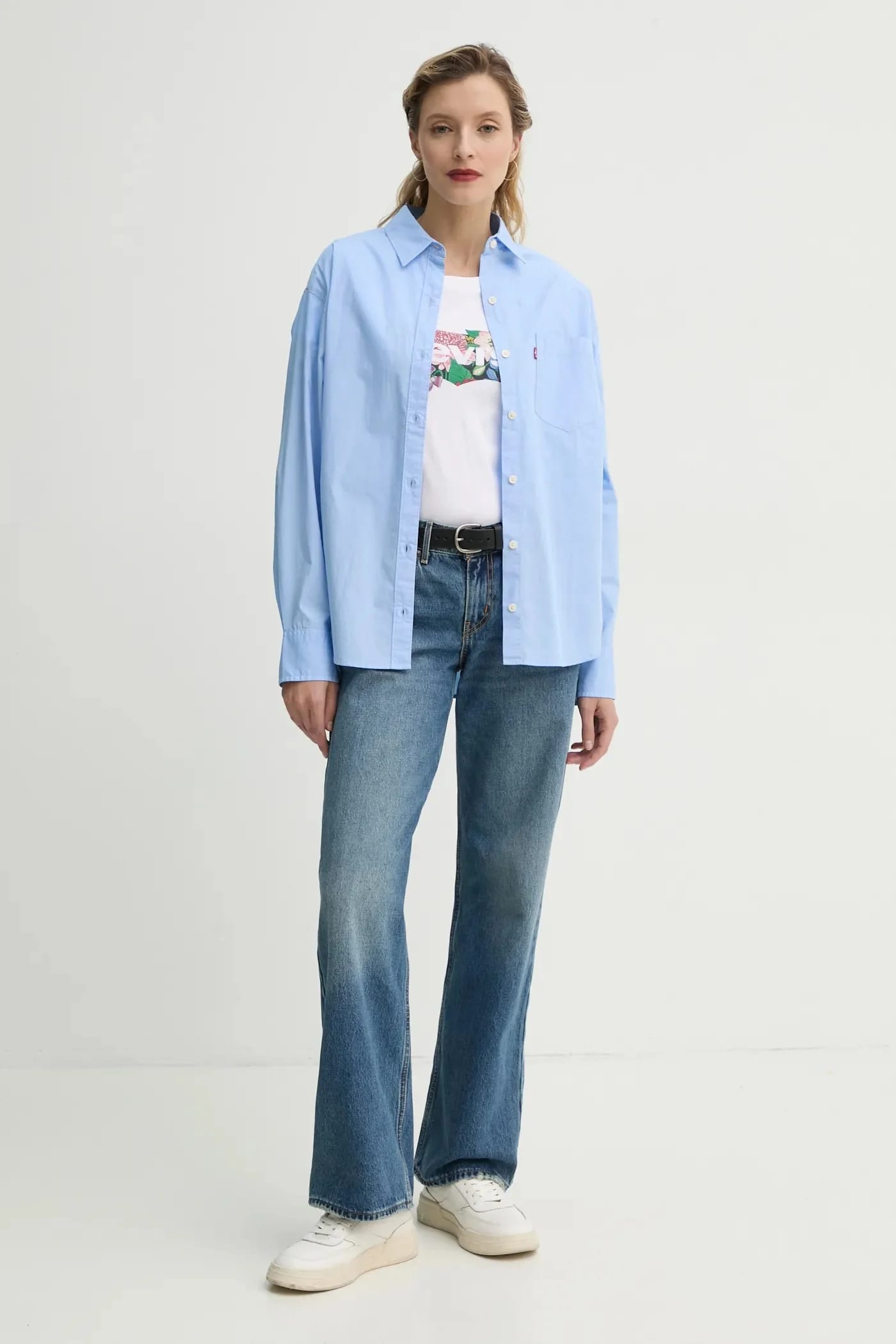 Футболка THE PERFECT TEE из хлопка белая для женщин - фото 2