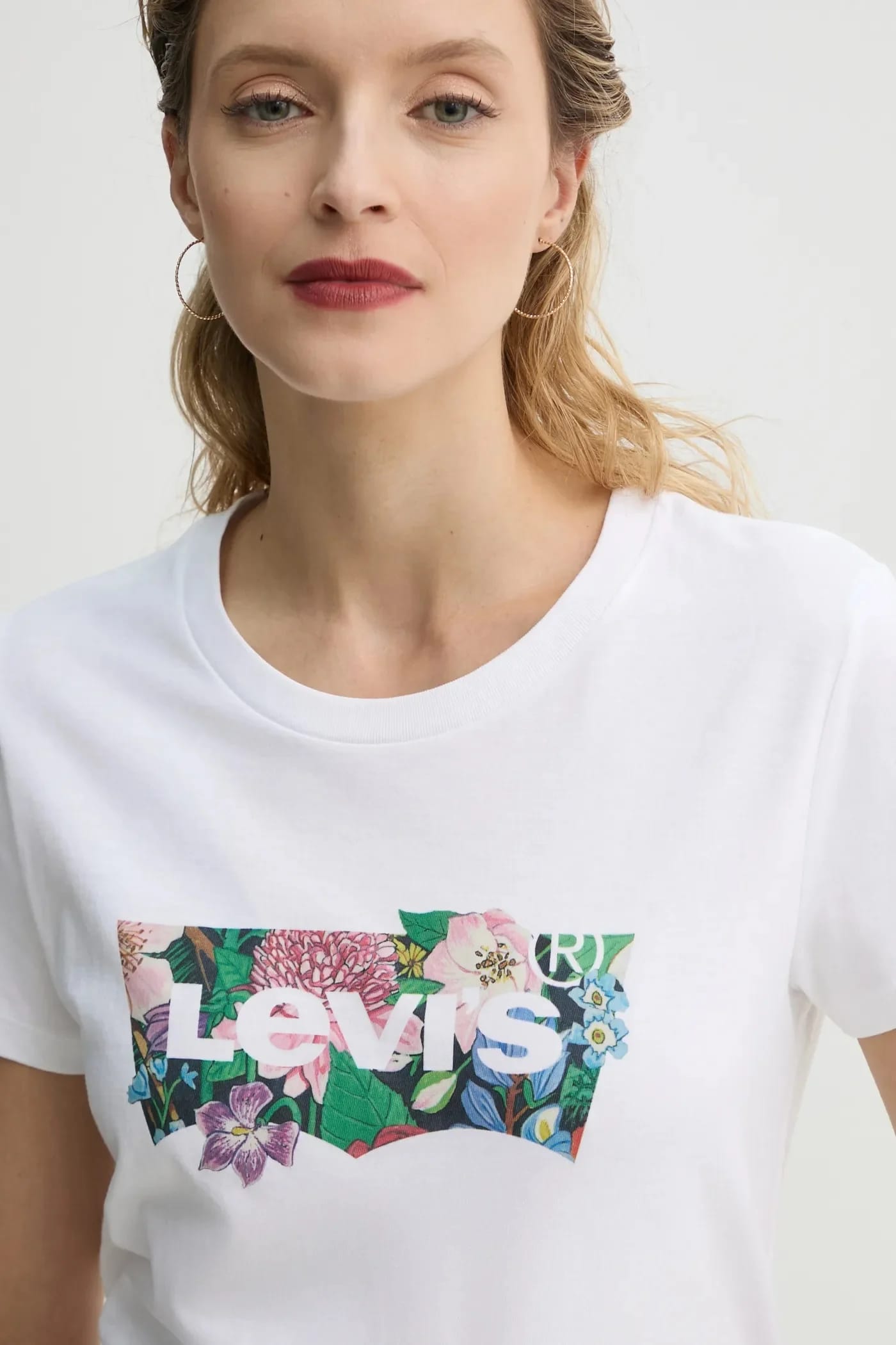 Футболка THE PERFECT TEE из хлопка белая для женщин - фото 4