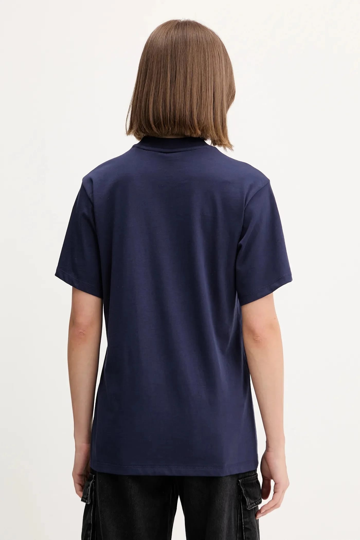 Хлопковая футболка Vintage Tee_19 военно-морской для женщин - фото 3