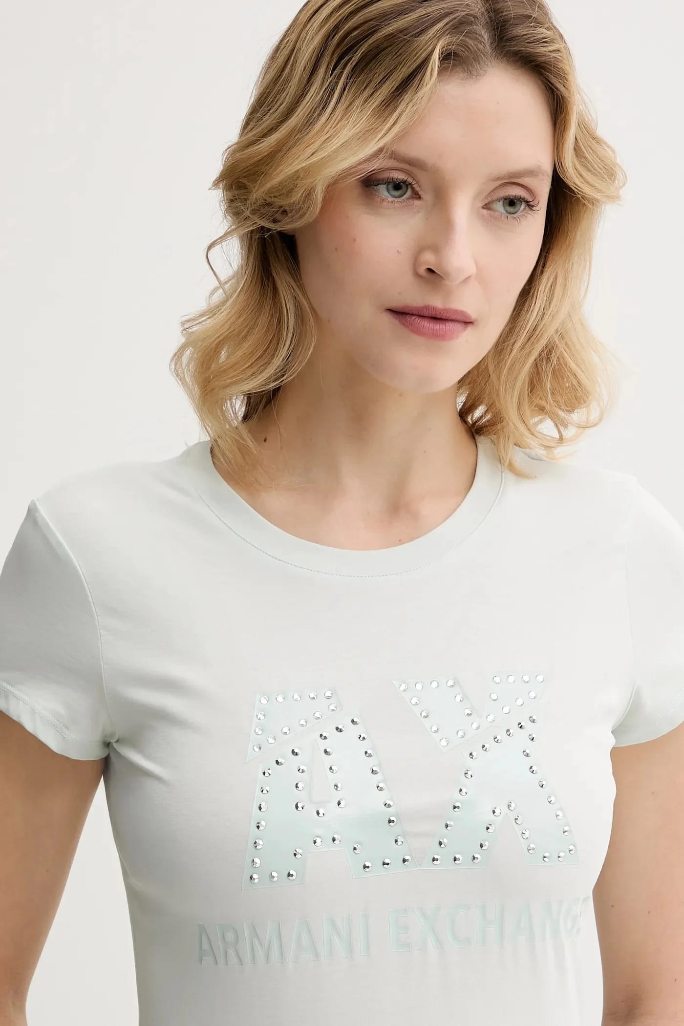 футболка бирюзовая для женщин - фото 4