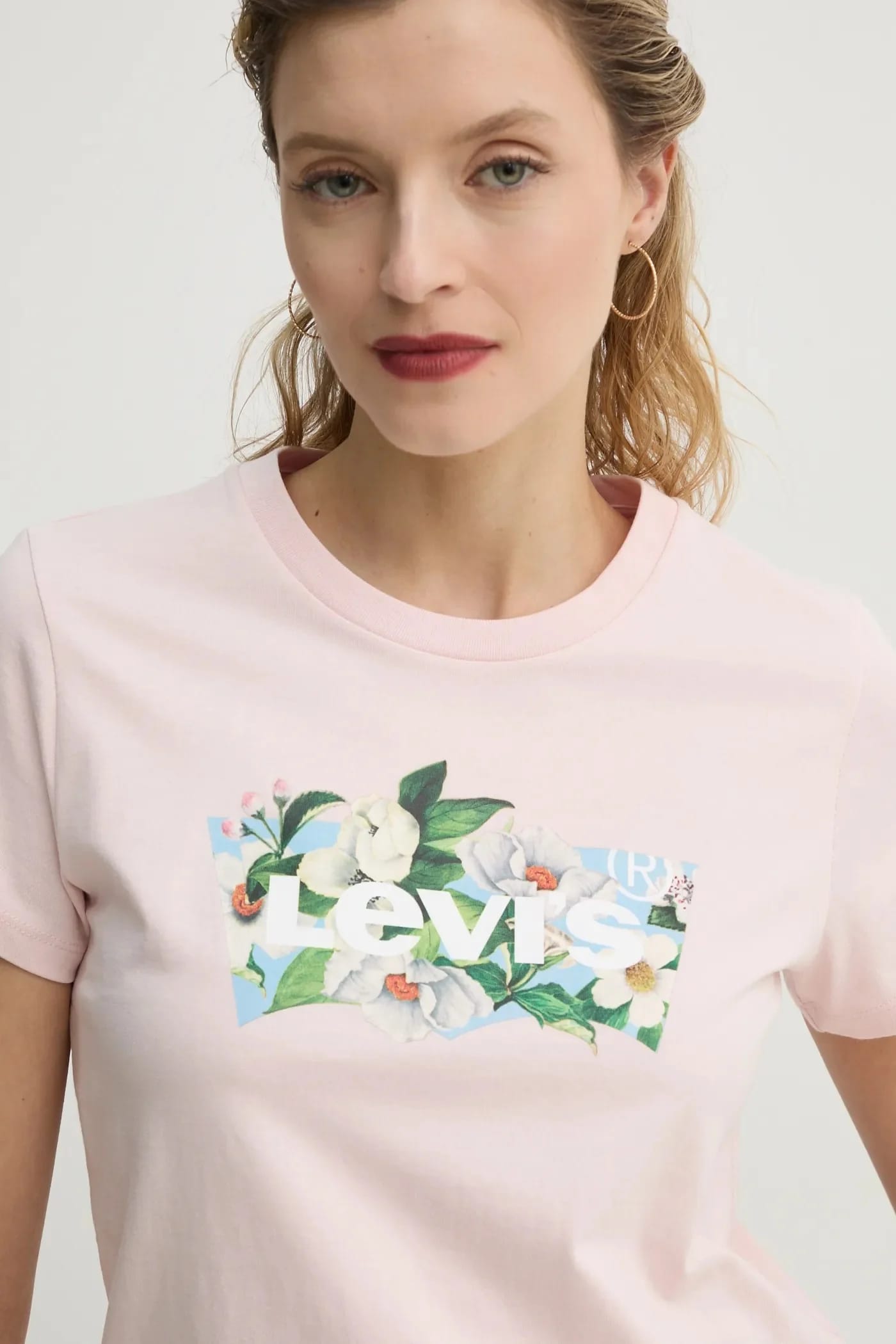 Футболка THE PERFECT TEE из хлопка розовая для женщин