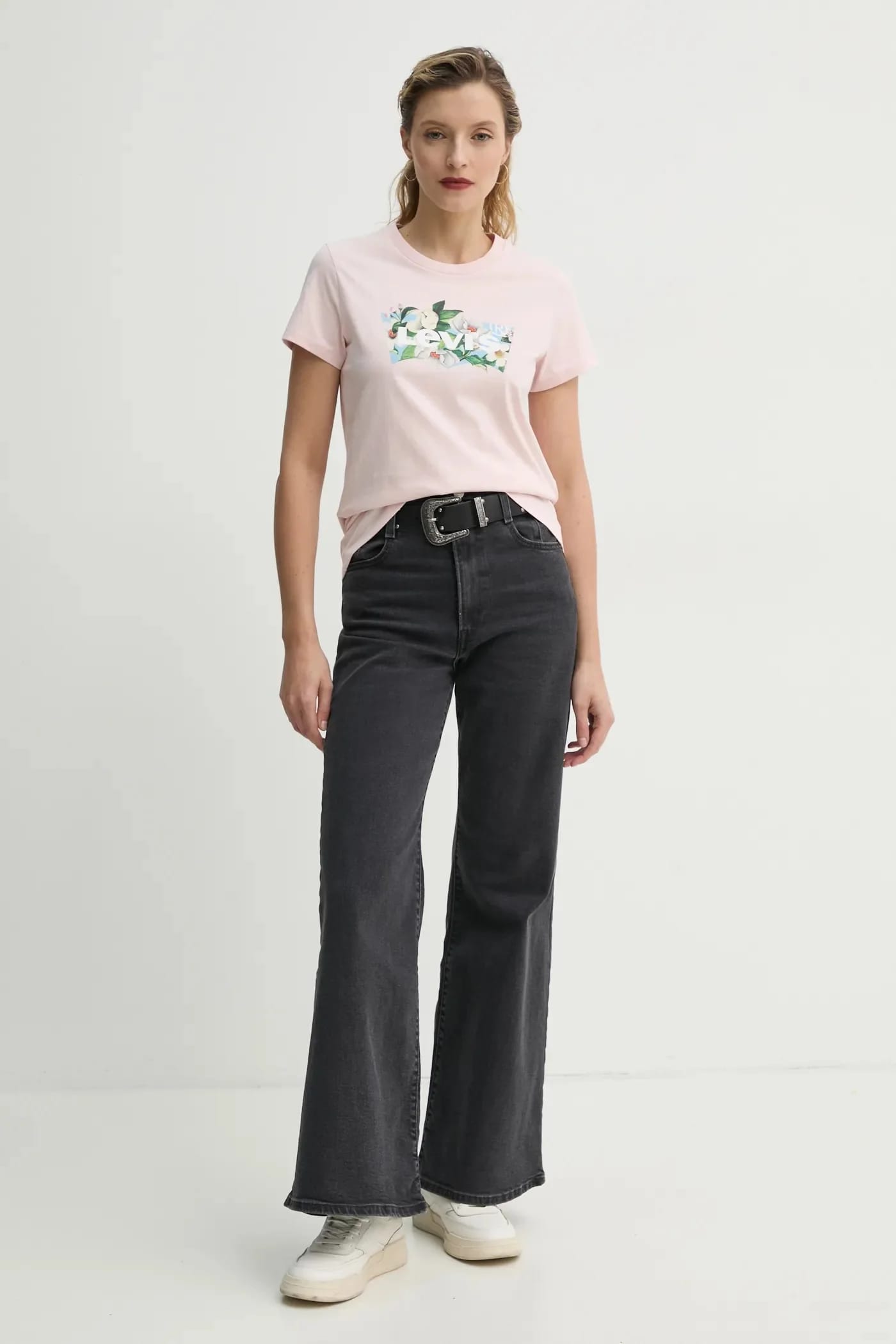Футболка THE PERFECT TEE из хлопка розовая для женщин - фото 2