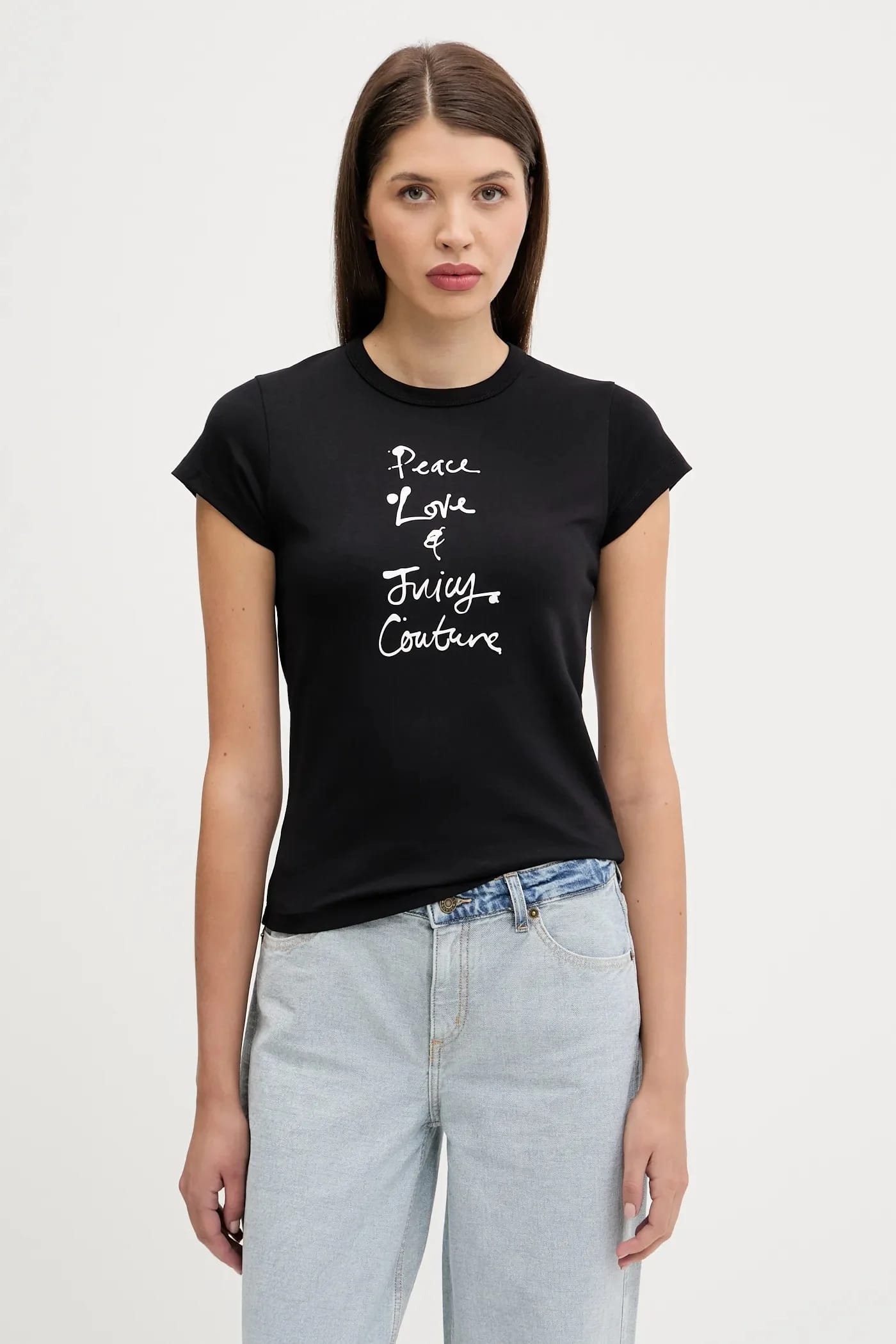 ФУТБОЛКА PEACE LOVE AND JUICY HILTON