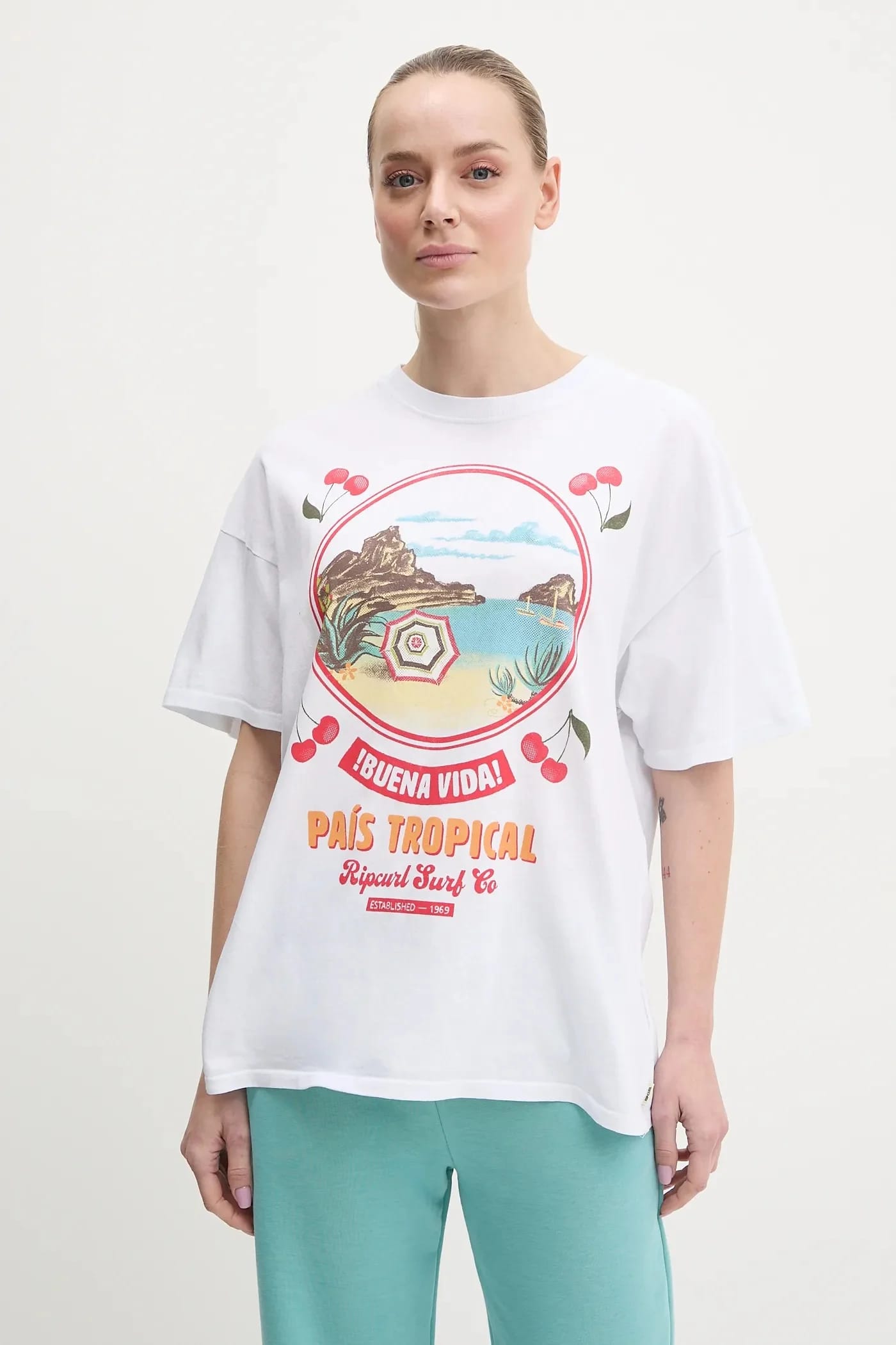 Хлопковая футболка COVE HERITAGE