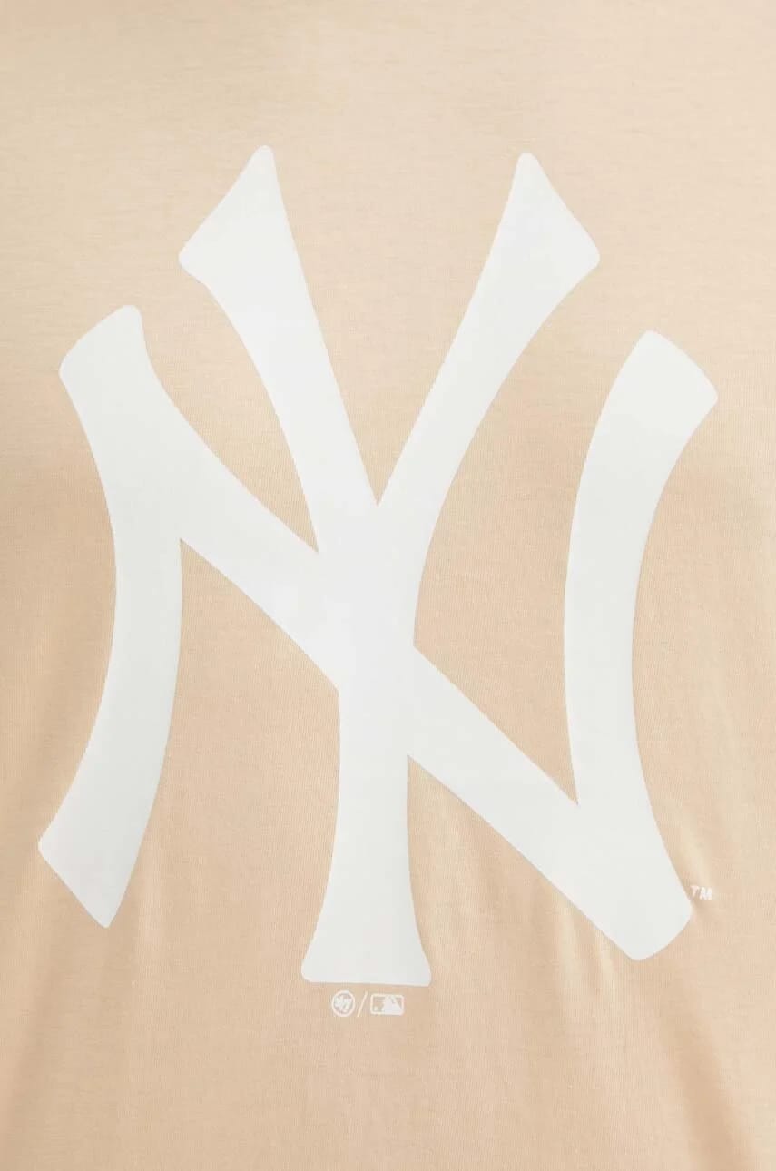 Хлопковая футболка MLB New York Yankees апельсин для мужчин - фото 7