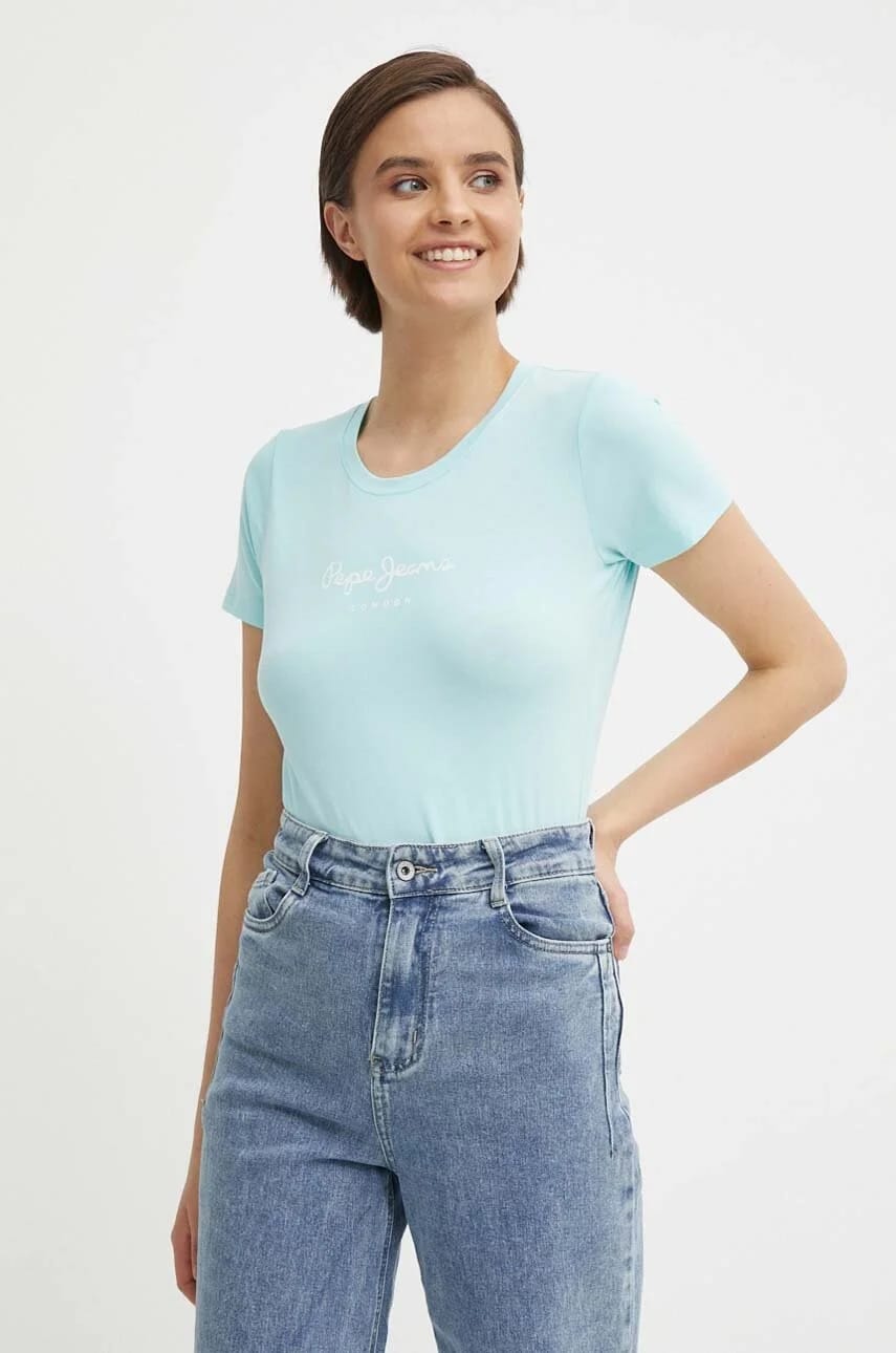 Футболка NEW VIRGINIA SS N бирюзовая для женщин