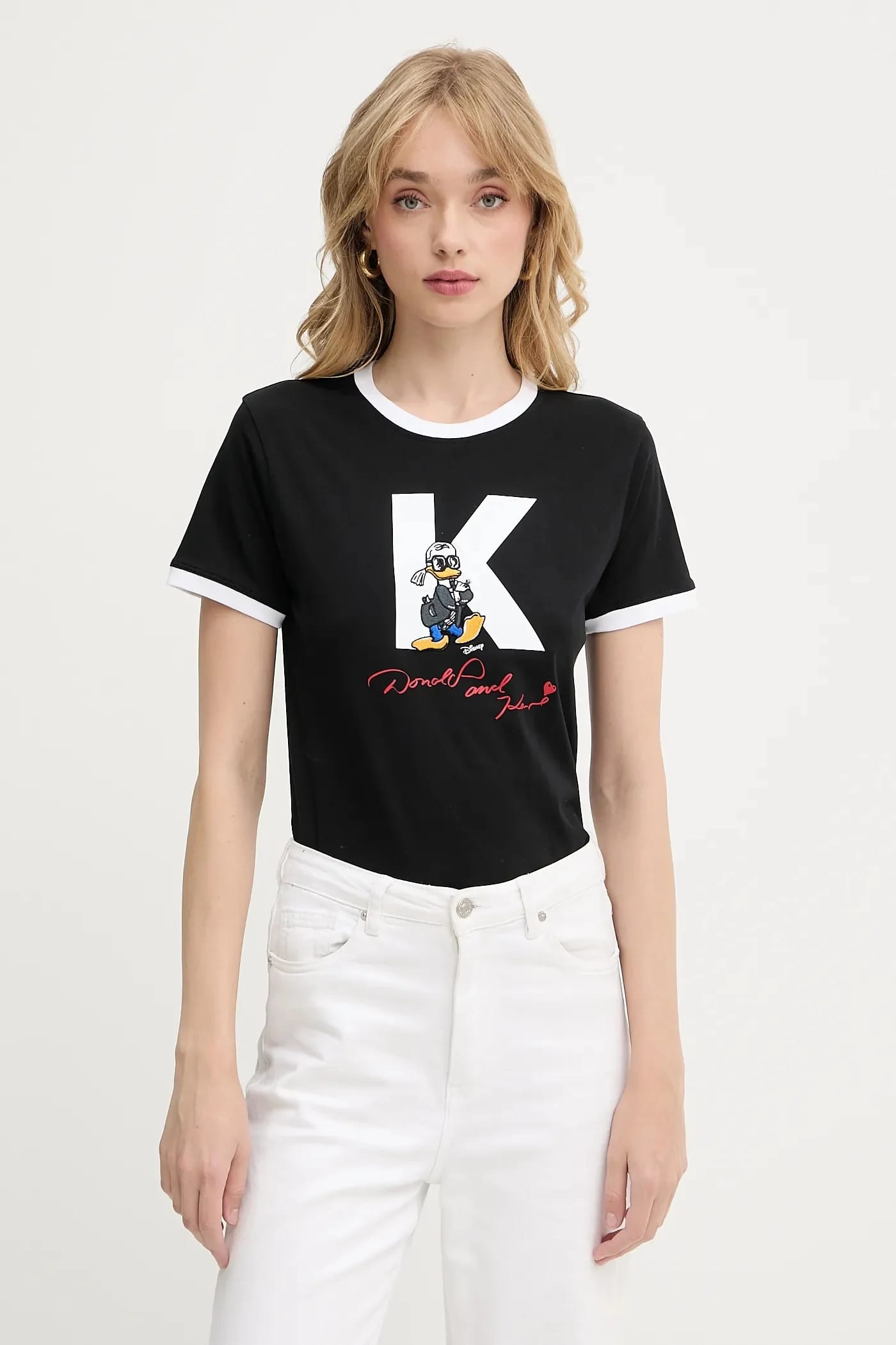 Хлопковая футболка KL X DISNEY