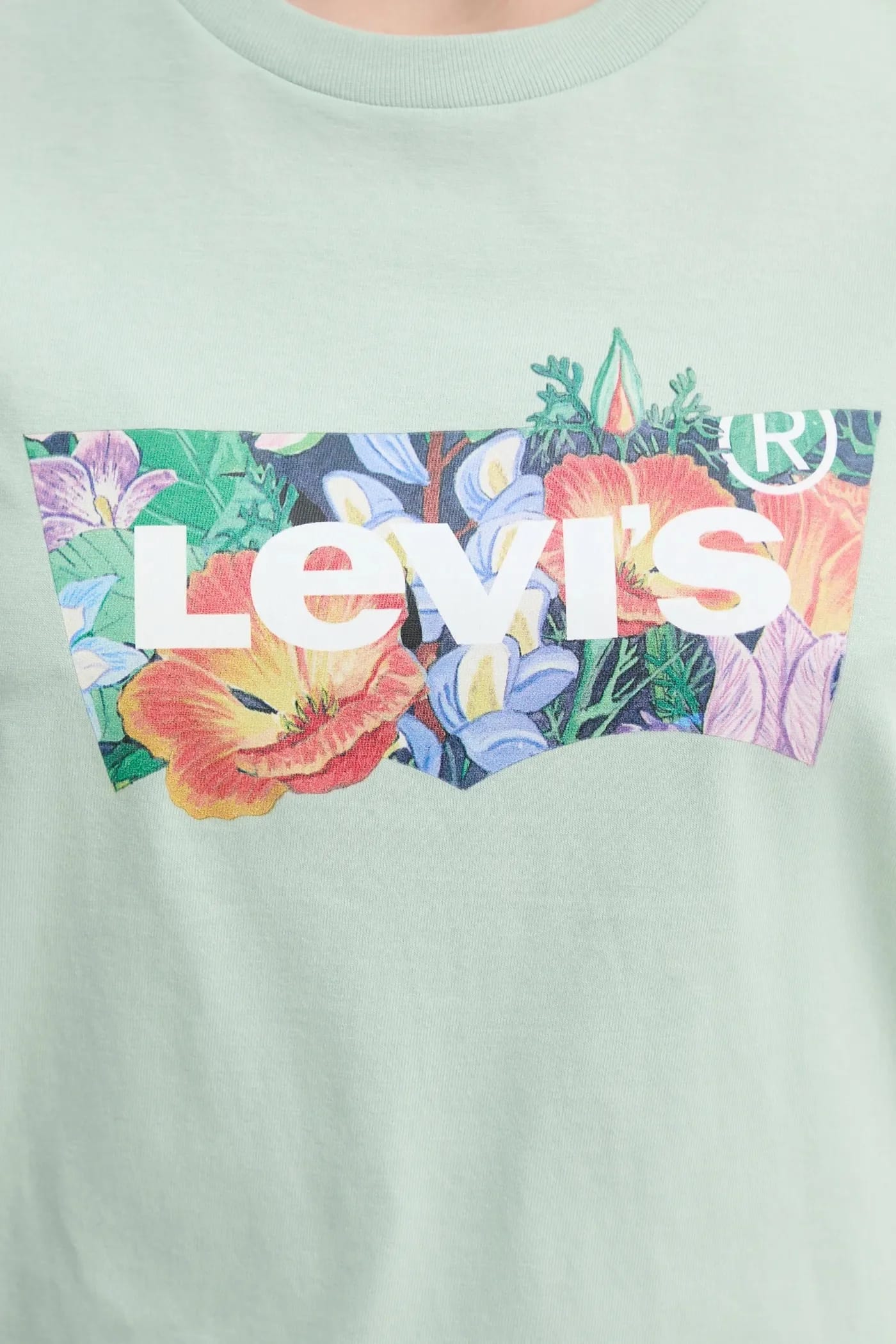 Футболка THE PERFECT TEE из хлопка зеленая для женщин - фото 5