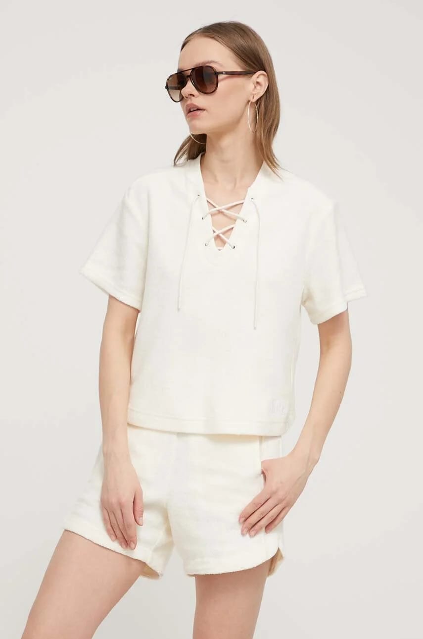 футболка бежевая для женщин