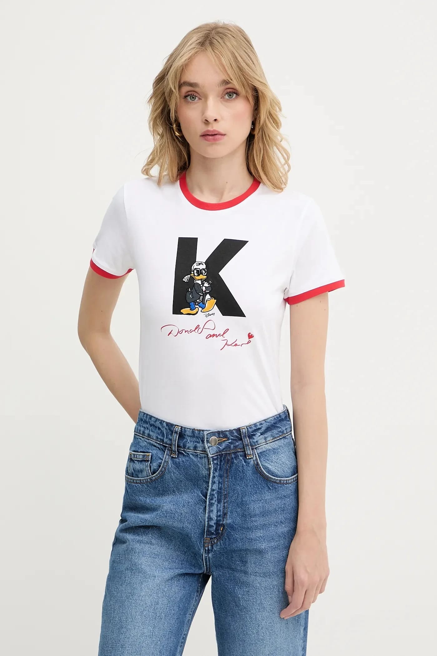 Хлопковая футболка KL X DISNEY