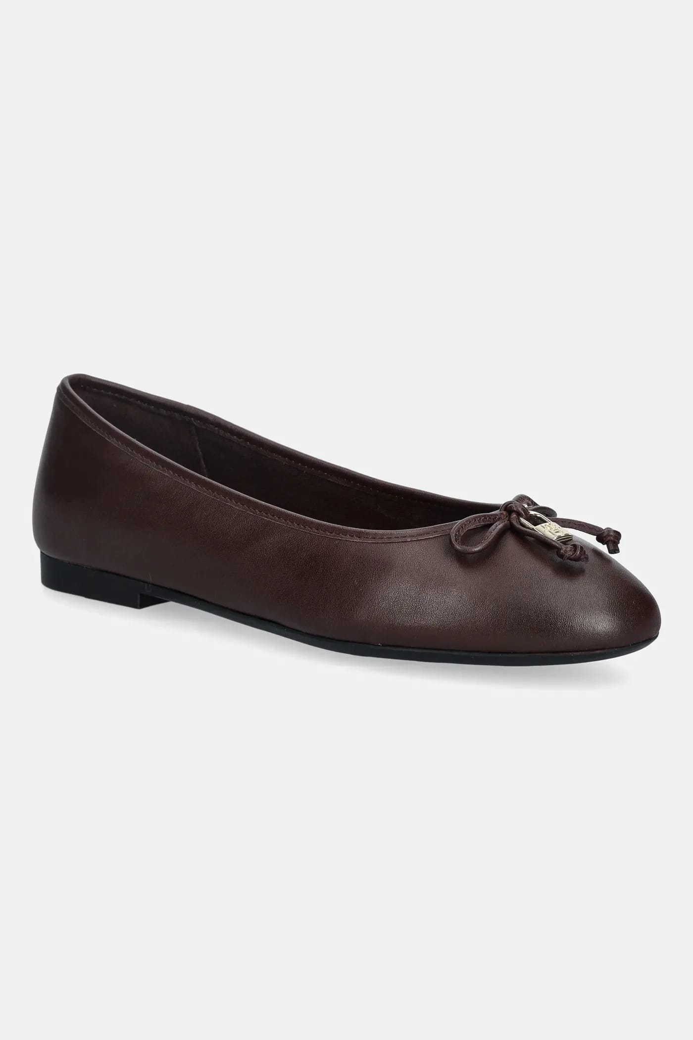 Кожаные балетки HILFIGER SMOOTH LTHR BALLET