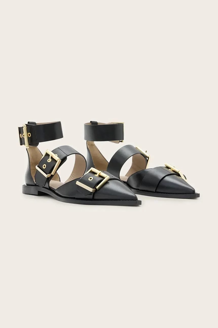 Кожаные балетки Sutton Shoe - фото 2