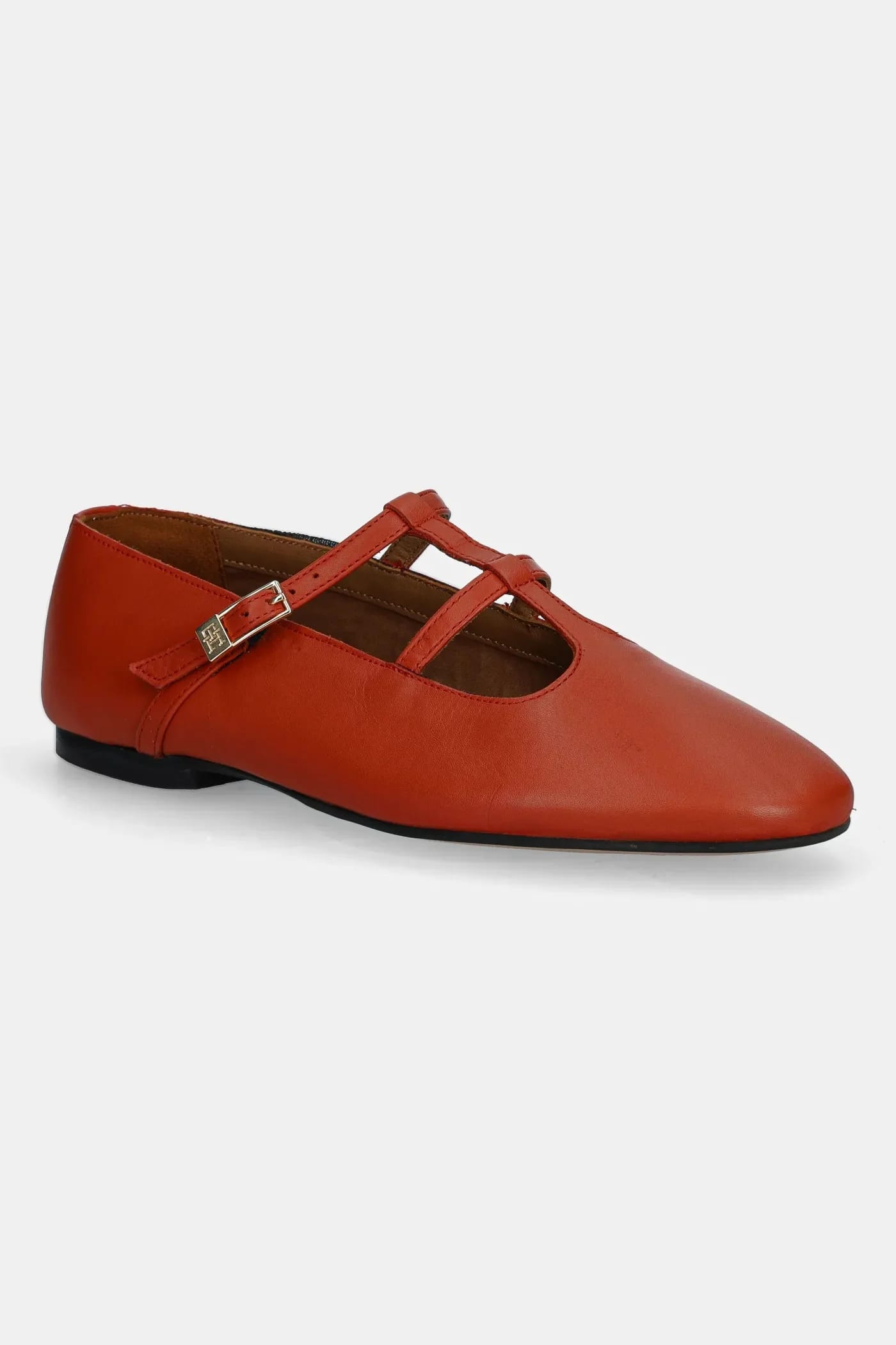 Кожаные балетки SMOOTH LEATHER T-BAR BALLERINA