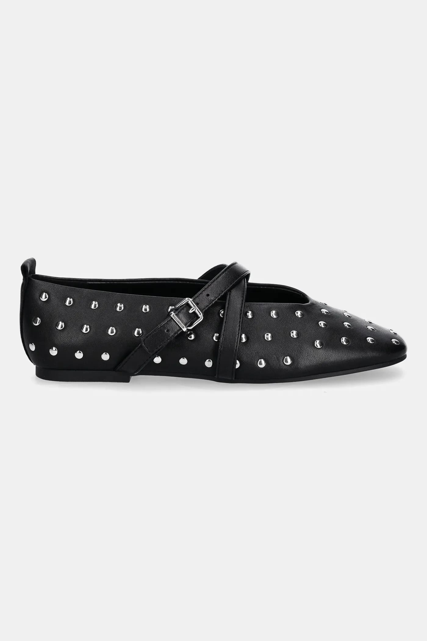 Кожаные балетки MARYJANE STUDDED BALLERINA - фото 2