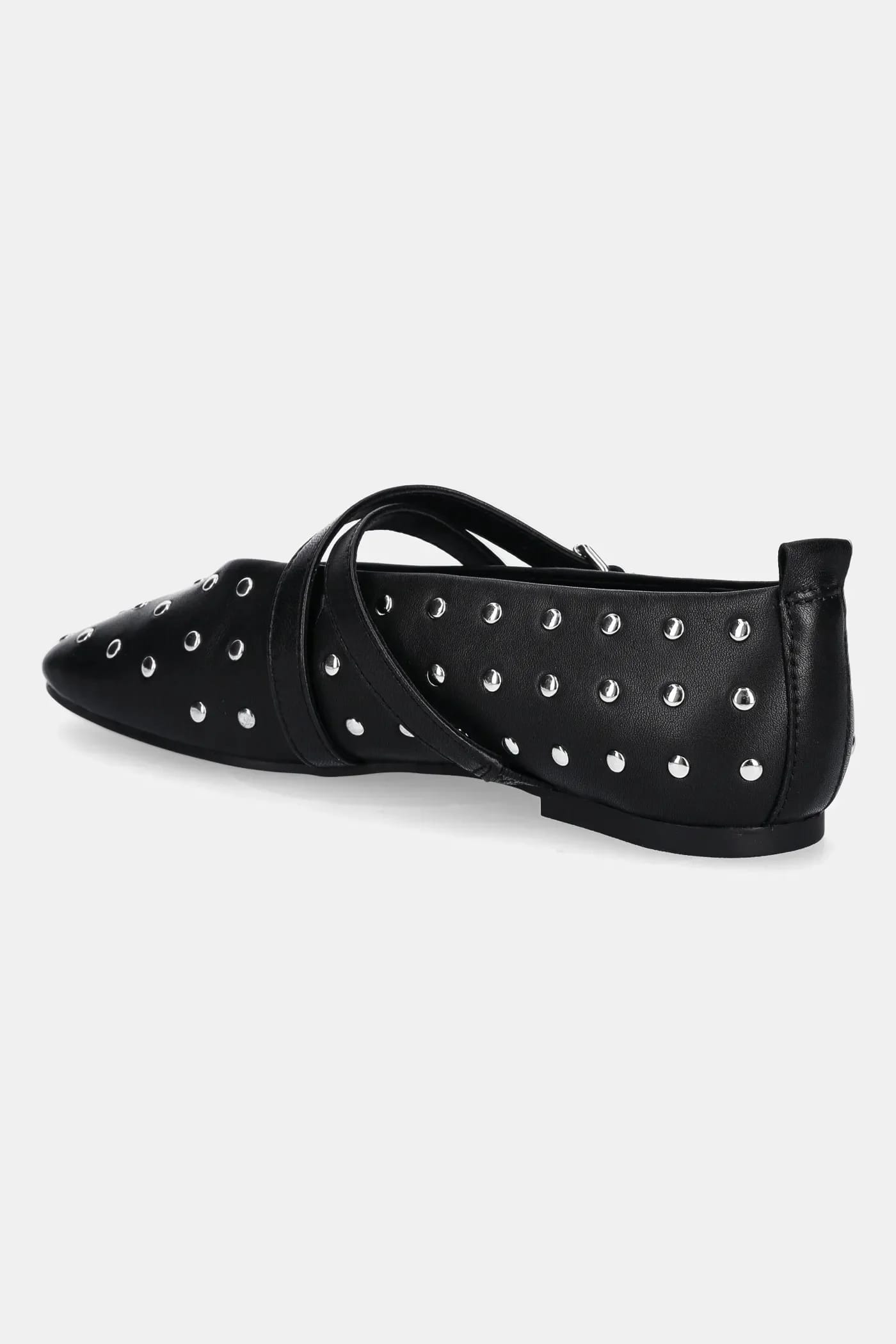Кожаные балетки MARYJANE STUDDED BALLERINA - фото 3