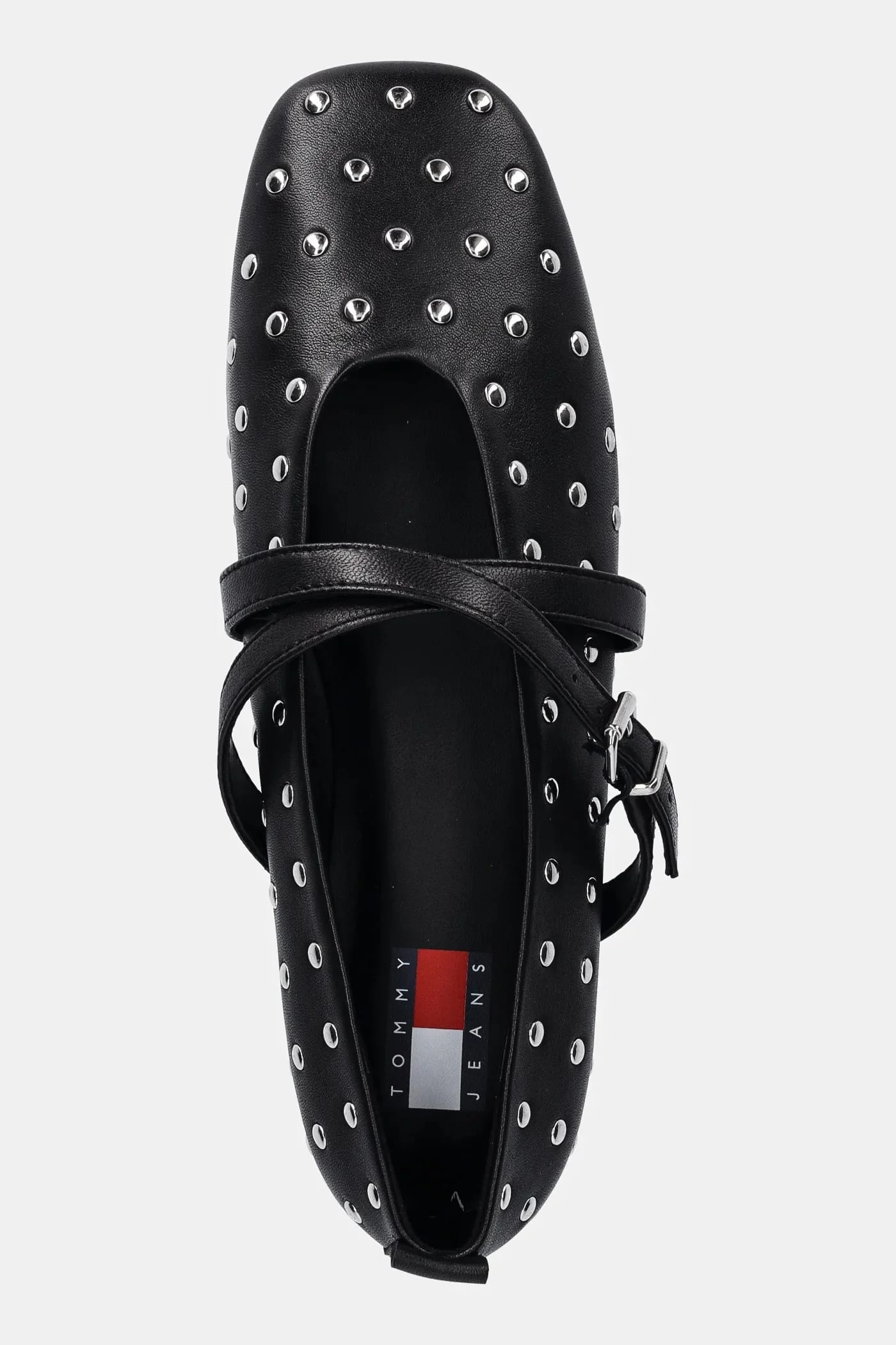 Кожаные балетки MARYJANE STUDDED BALLERINA - фото 4