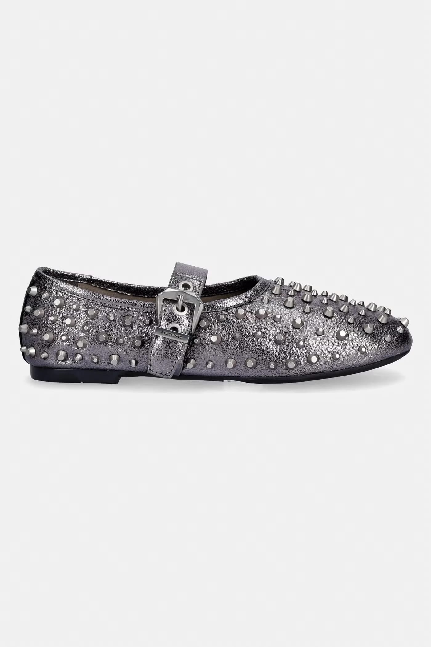 Кожаные балетки Sabine Stud Shoe - фото 2