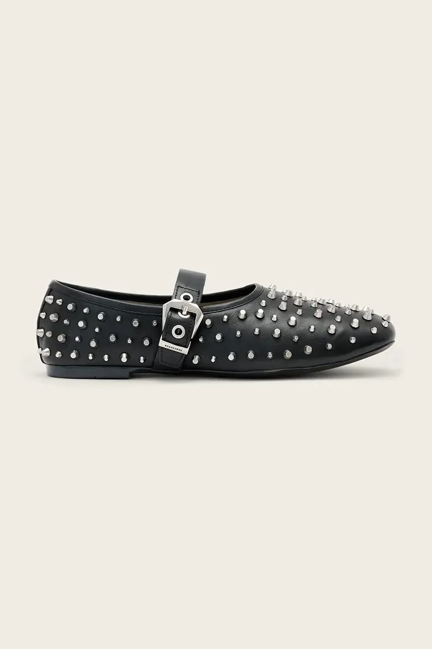 Кожаные балетки Sabine Stud Shoe