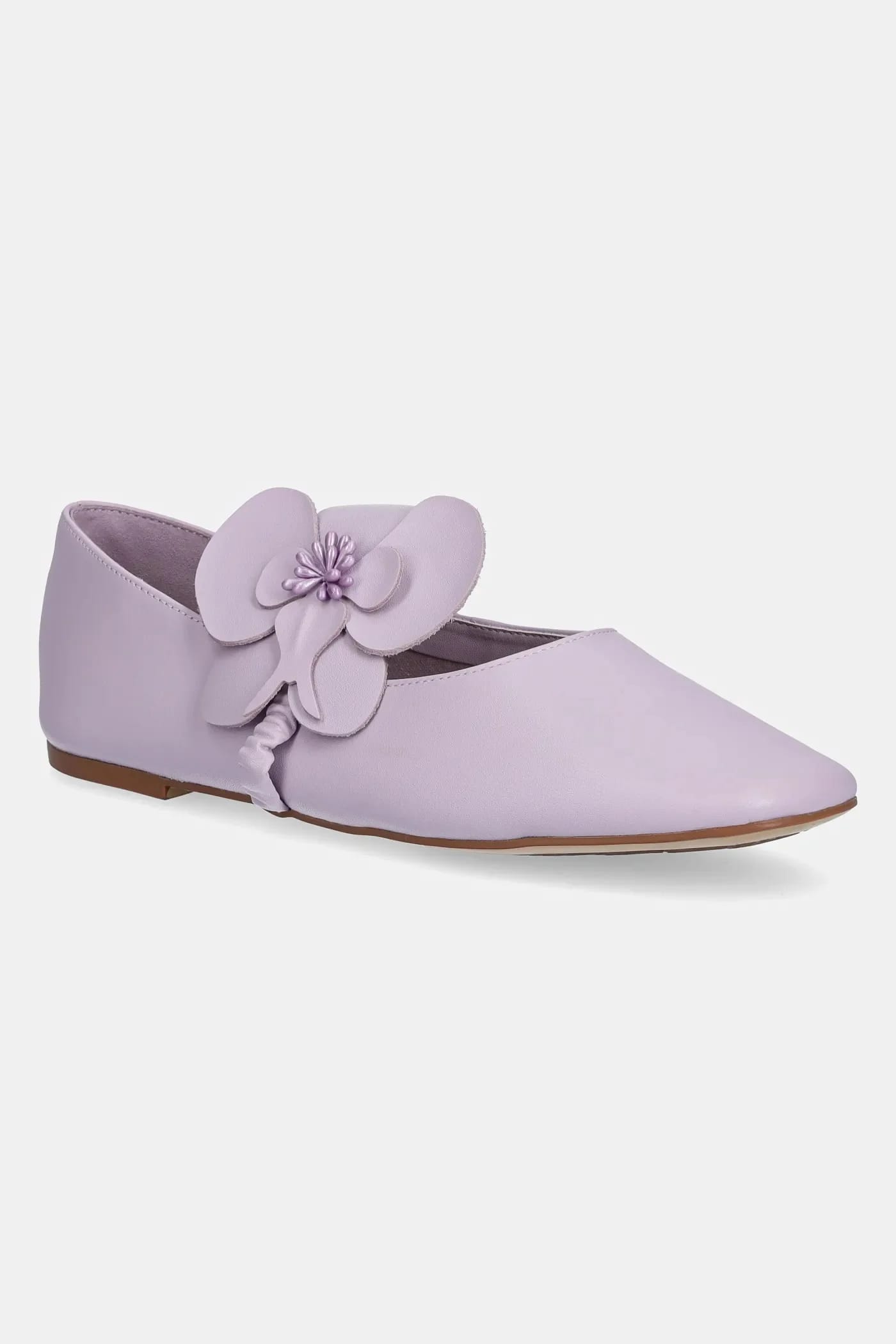 Кожаные балетки FLORALINA