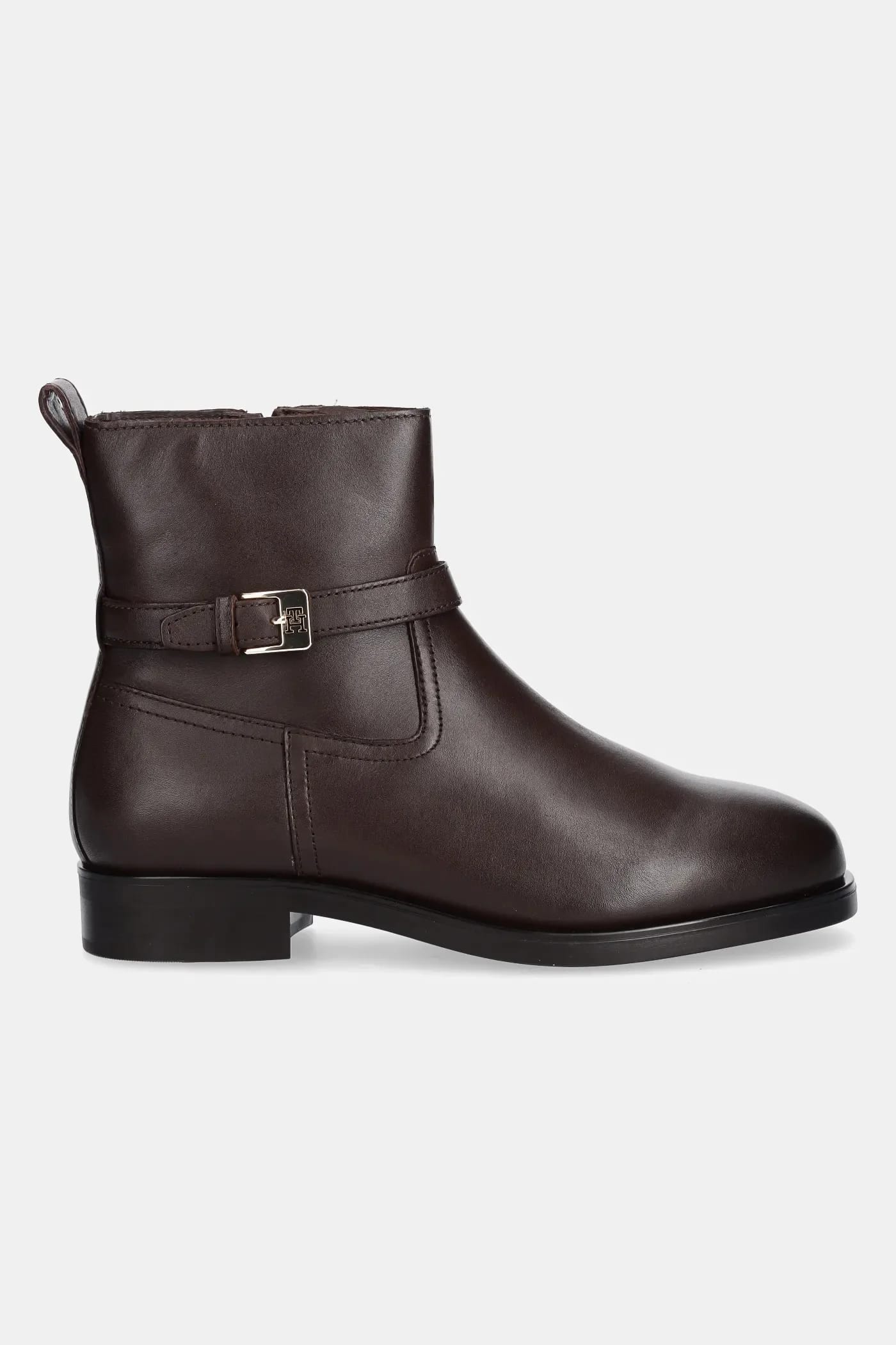 Кожаные ботинки TH BUCKLE RIDING LEATHER BOOTIE - фото 2