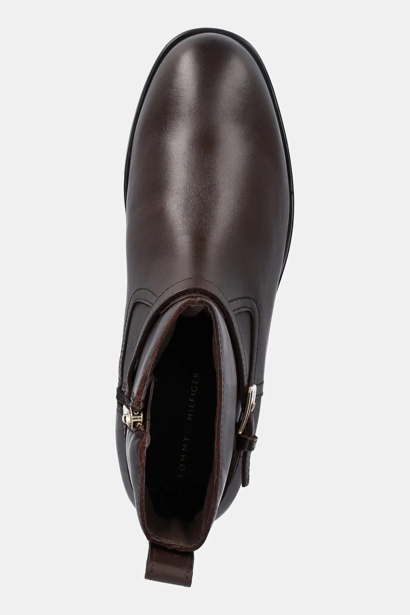 Кожаные ботинки TH BUCKLE RIDING LEATHER BOOTIE - фото 4