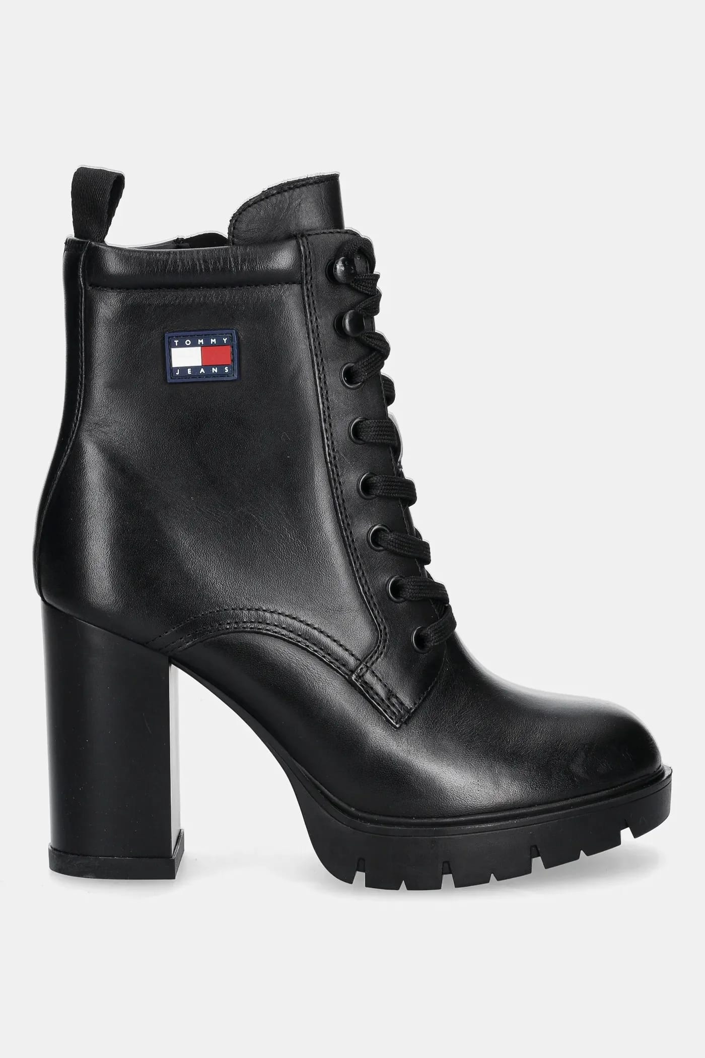 Кожаные ботильоны TJW HEEL LACE UP BOOT - фото 2