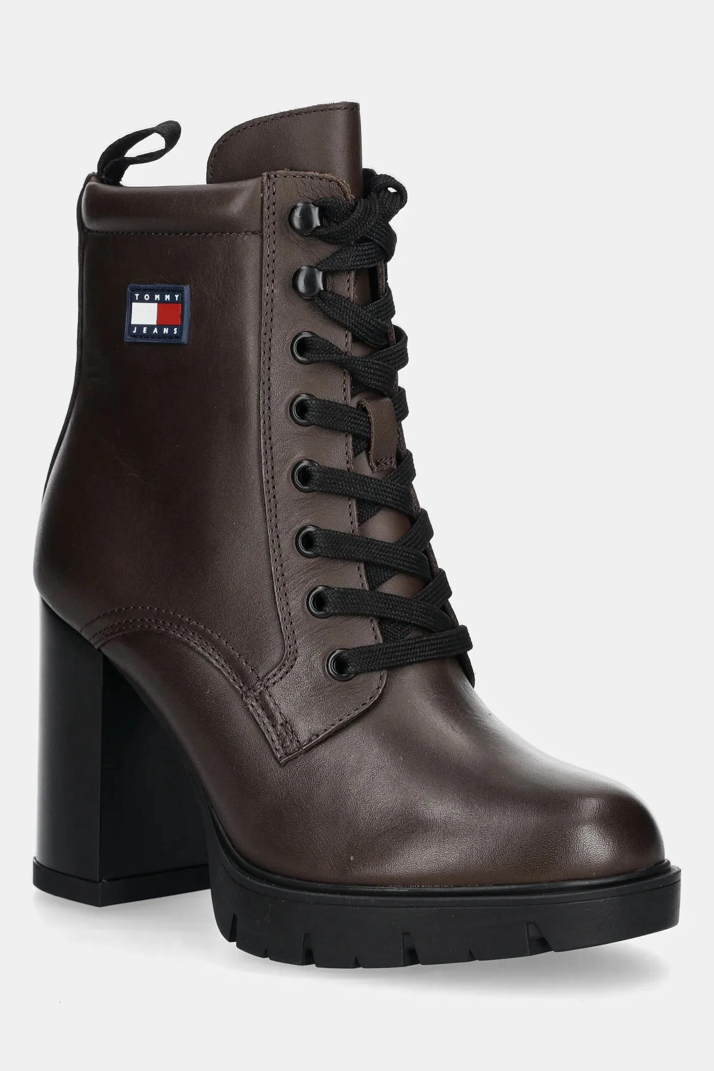 Кожаные ботильоны TJW HEEL LACE UP BOOT