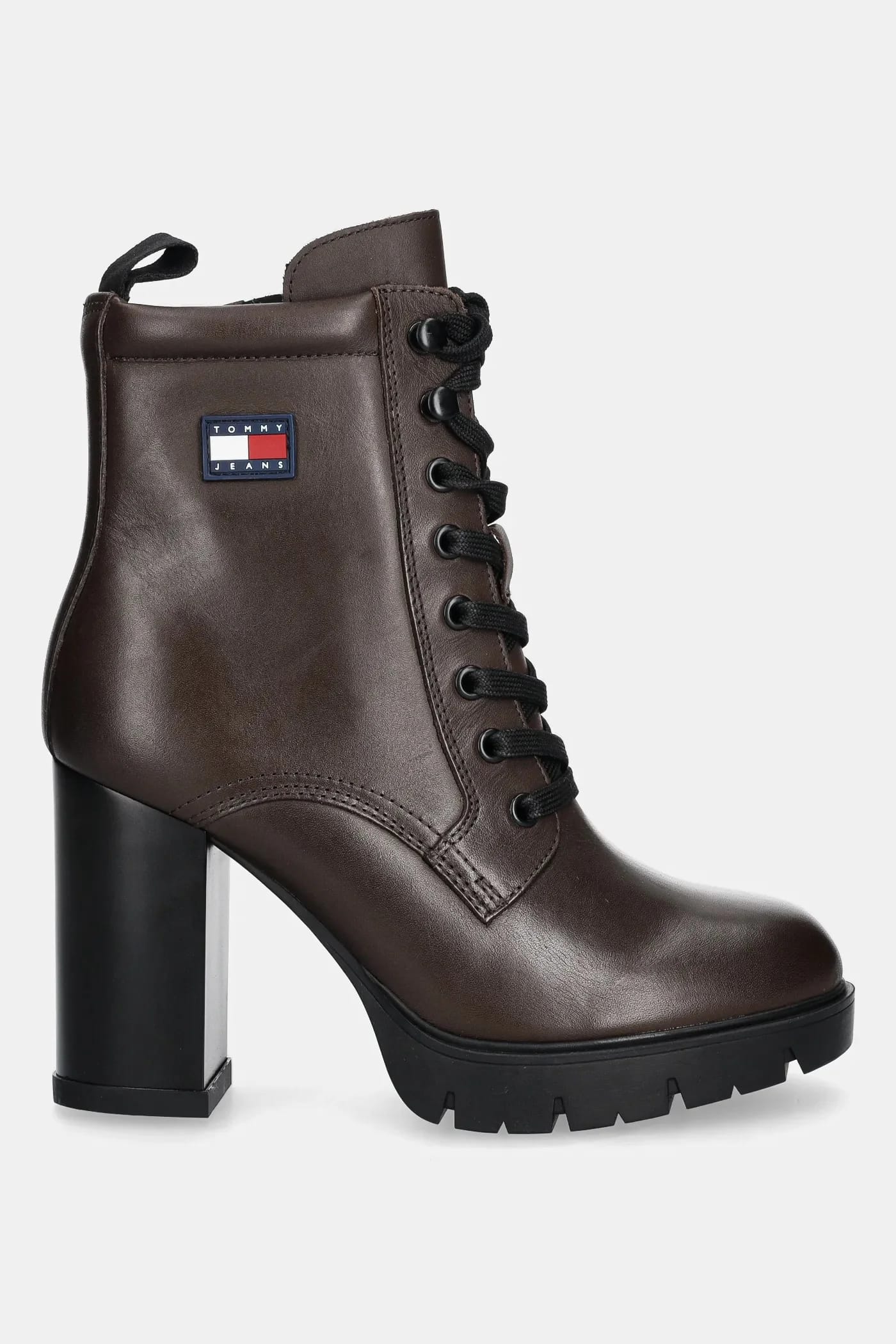 Кожаные ботильоны TJW HEEL LACE UP BOOT - фото 2