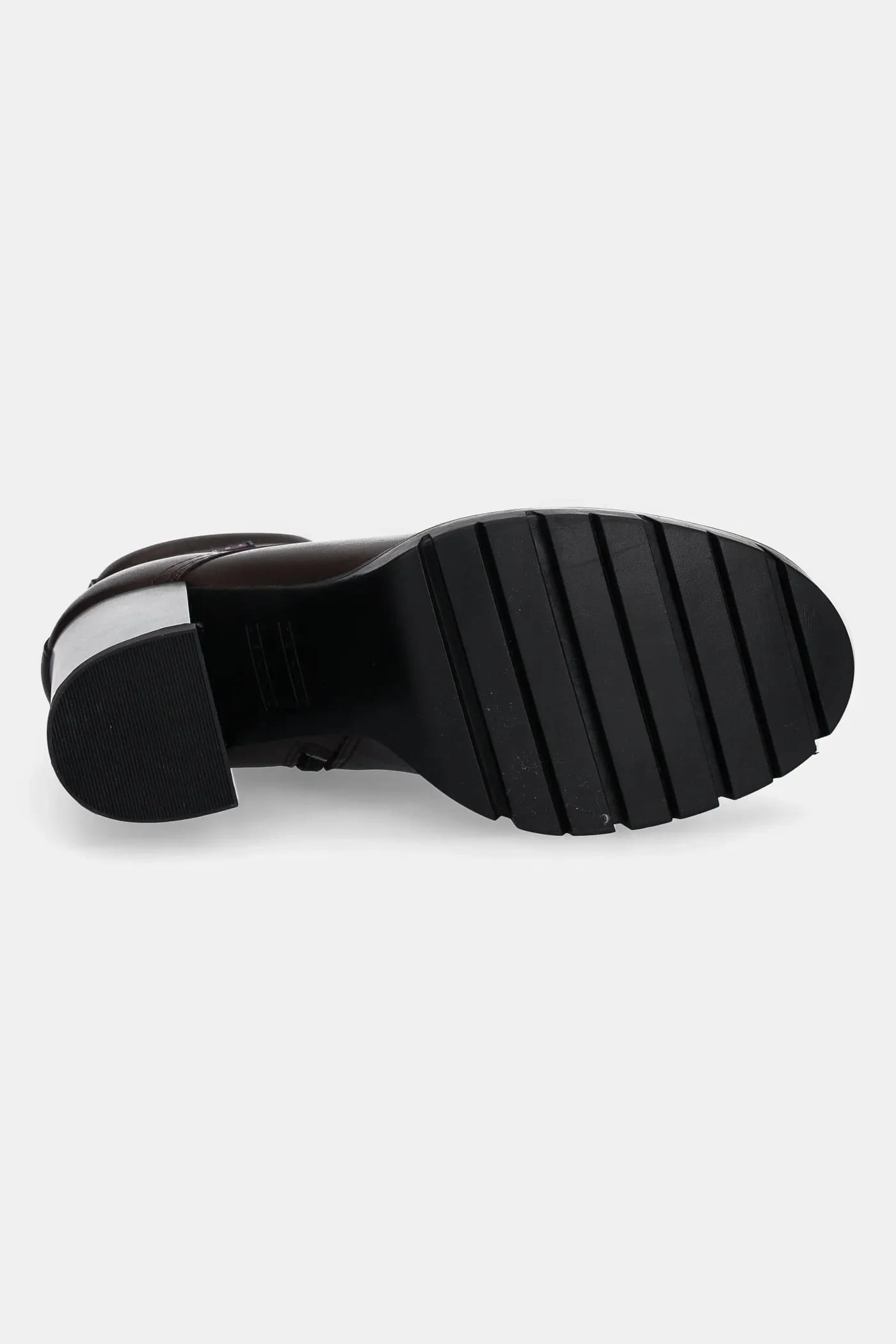 Кожаные ботильоны TJW HEEL LACE UP BOOT - фото 5