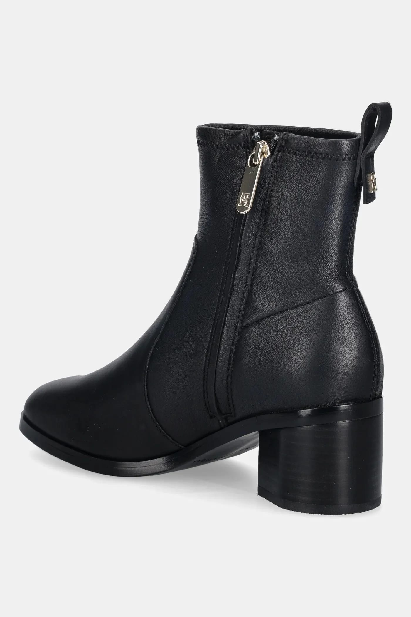 Кожаные ботинки TH STRETCH LEATHER BOOTIE - фото 3