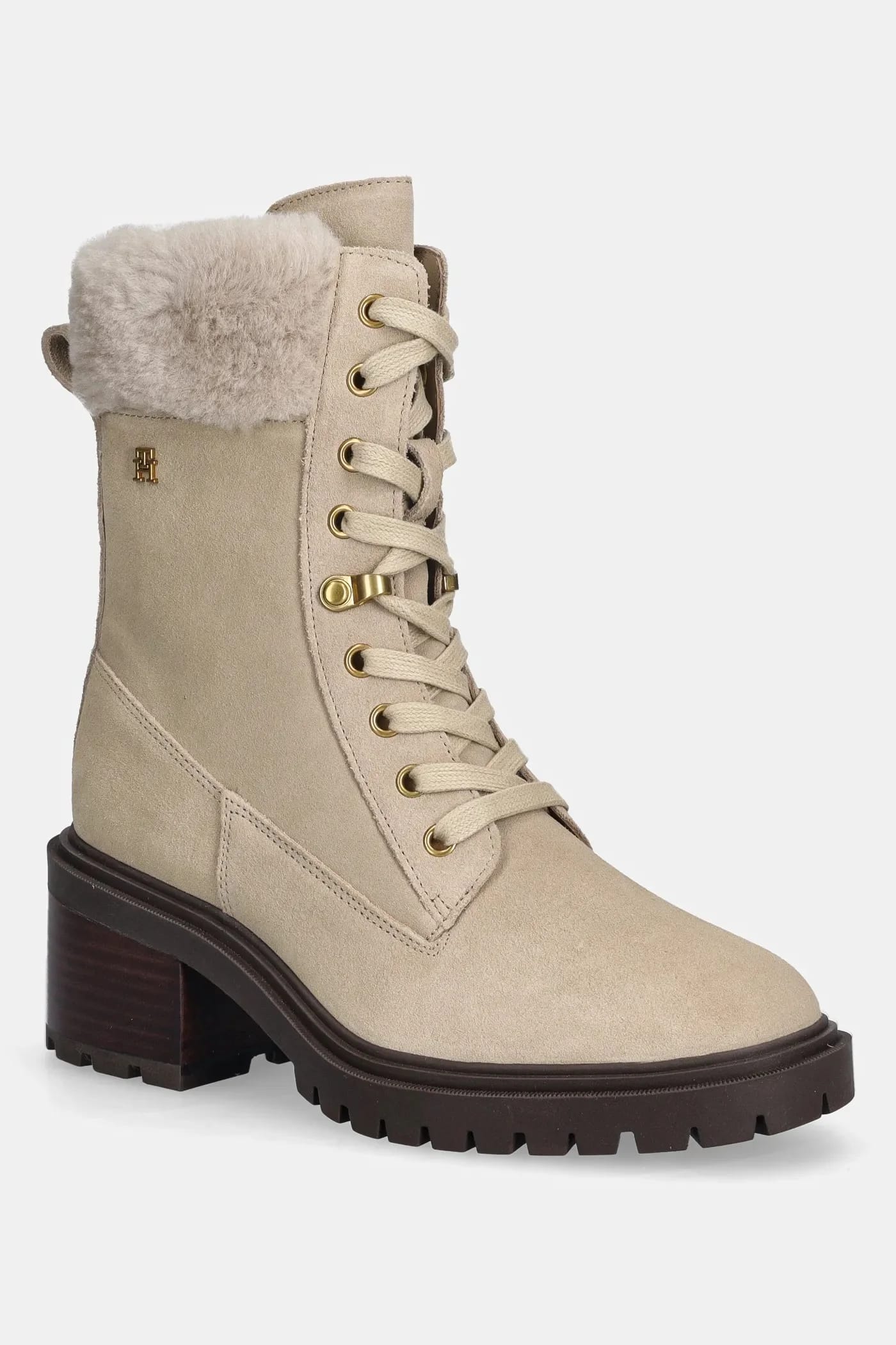 замшевые ботильоны TH SEARLING LACE UP BOOT
